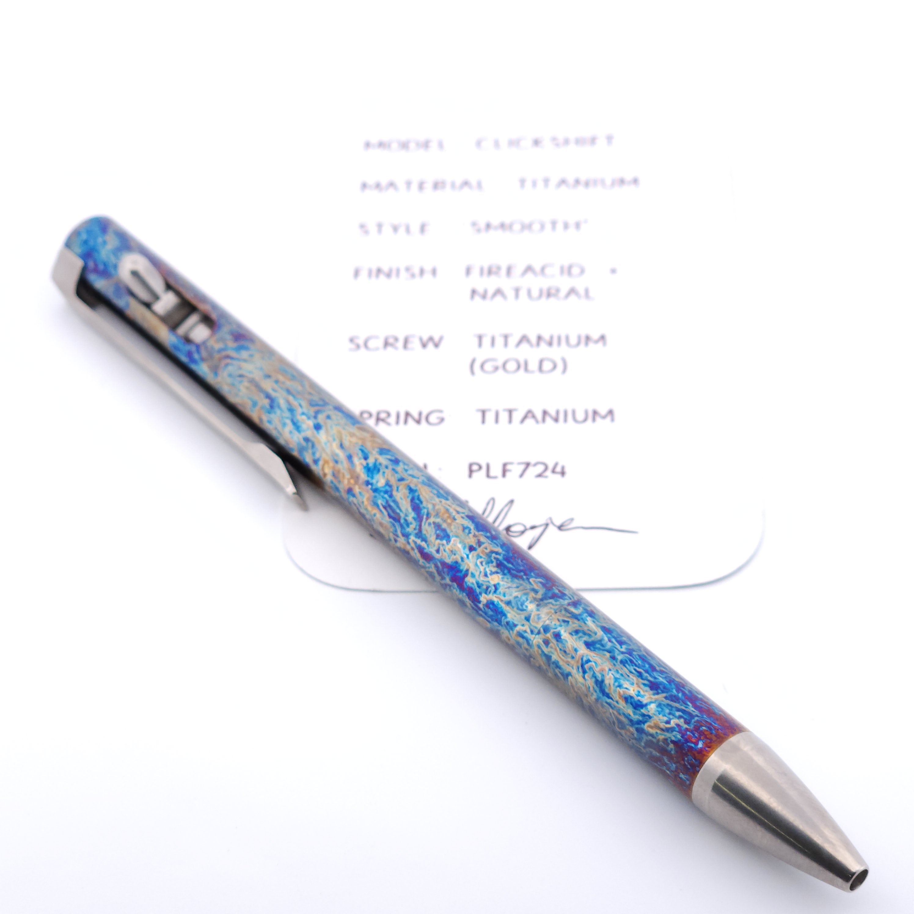 PenLab™ Custom Pen: PLF724 - "Smooth"