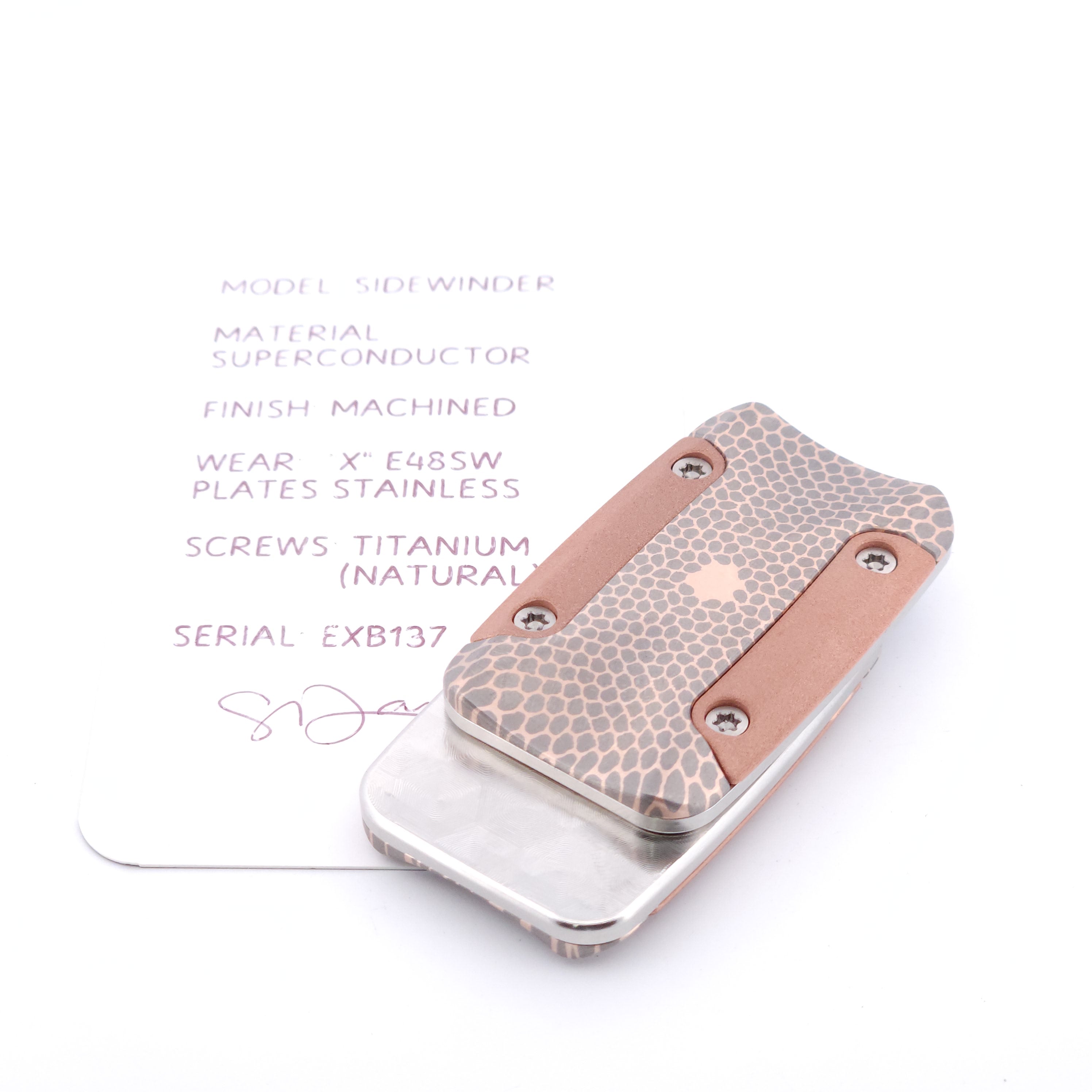 Exotic Custom Slider: EXB137 - SideWinder