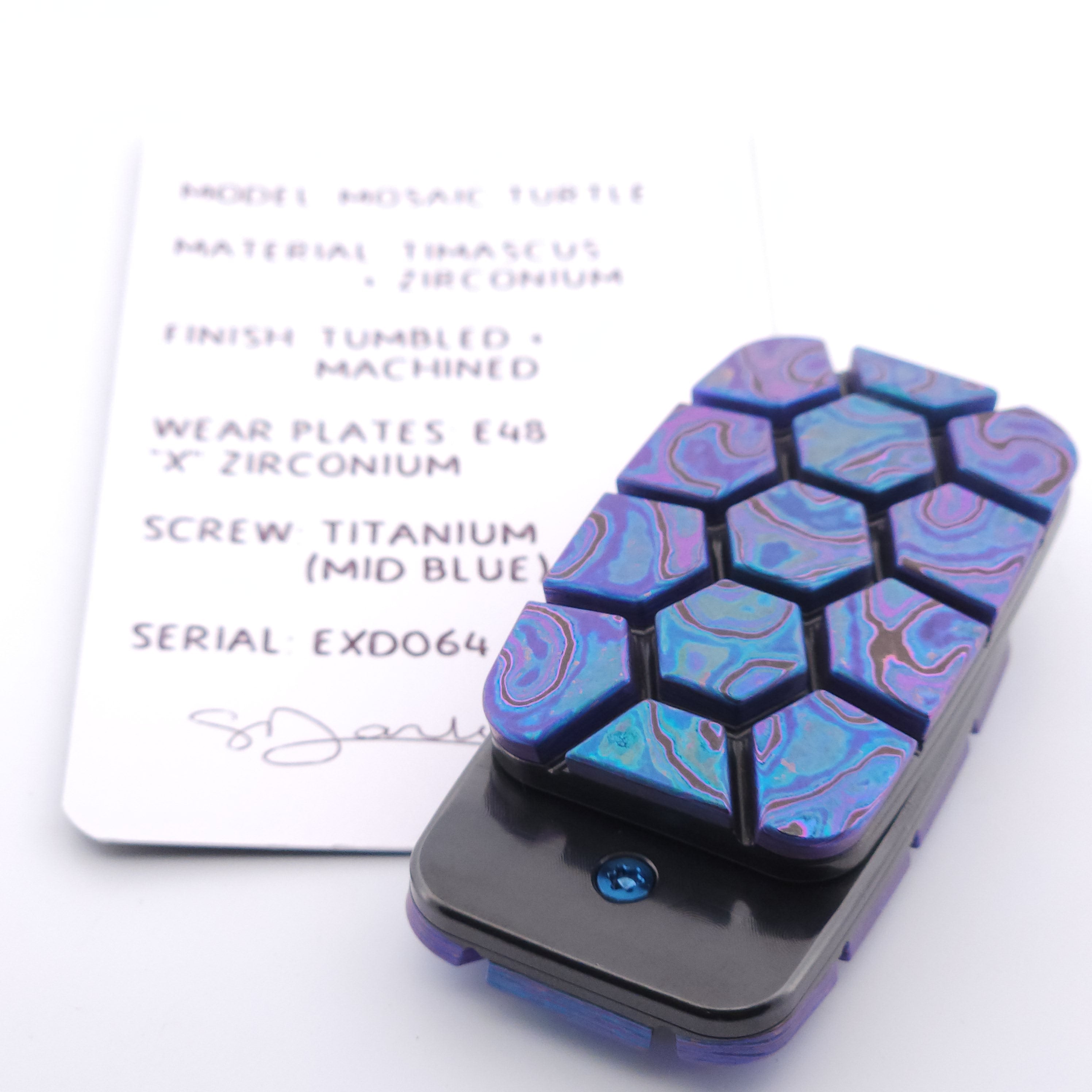 Exotic Custom Slider: EXD064 - Mosaic Turtle