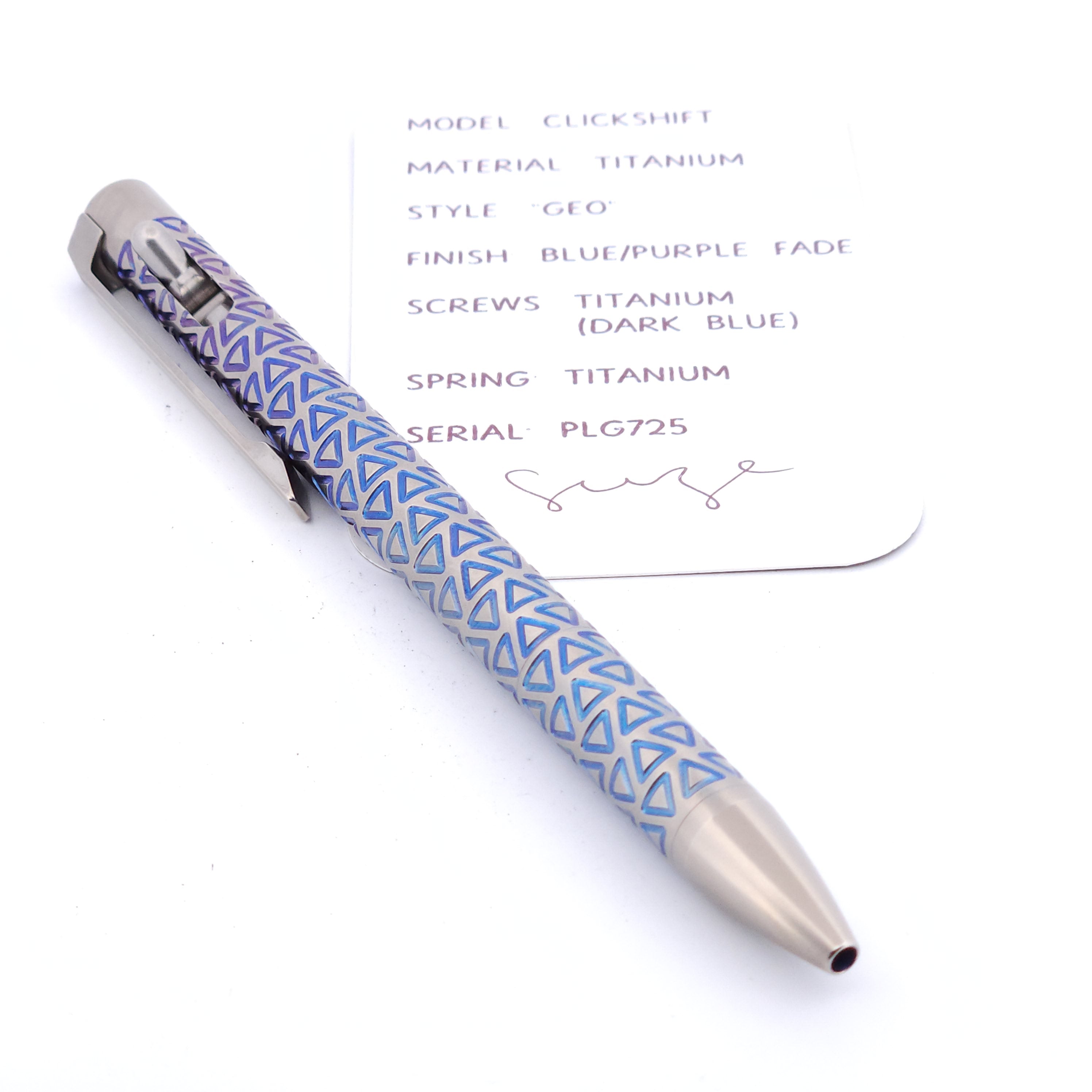 PenLab™ Custom Pen: PLG725 - "Geo"