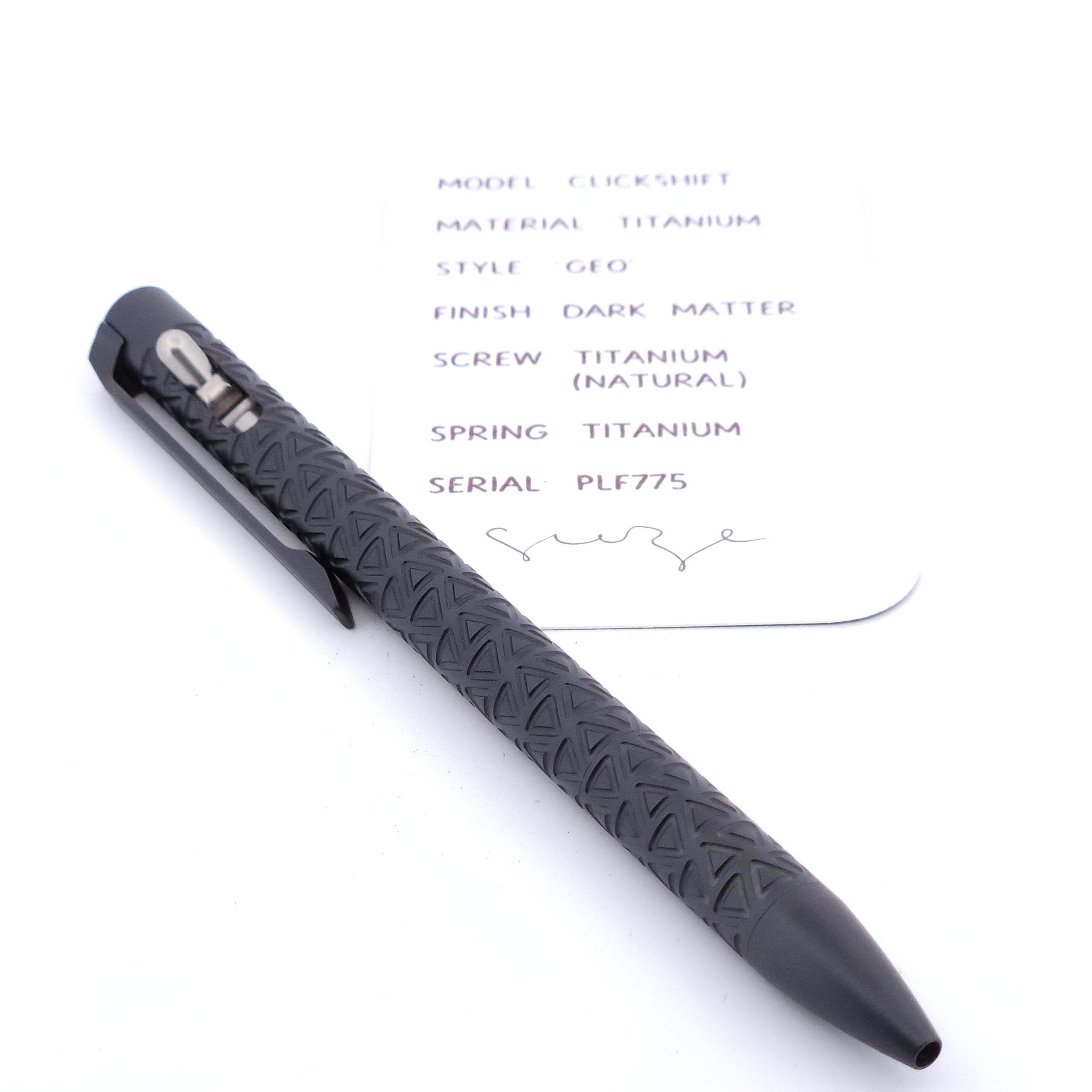 PenLab™ Custom Pen: PLF775 - "Geo"