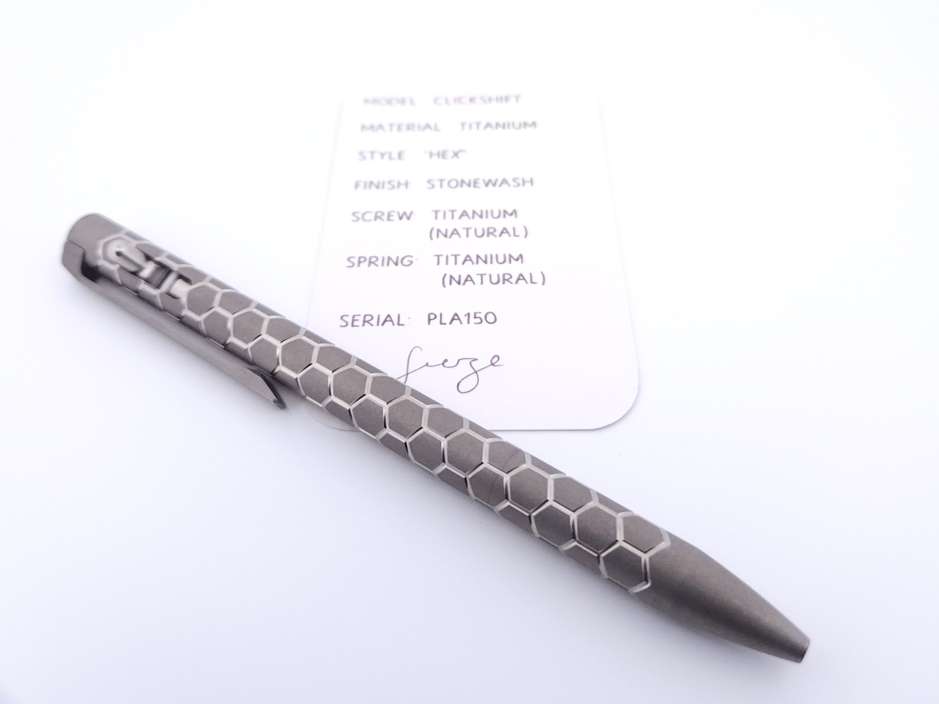 PenLab™ Custom Pen: PLA150