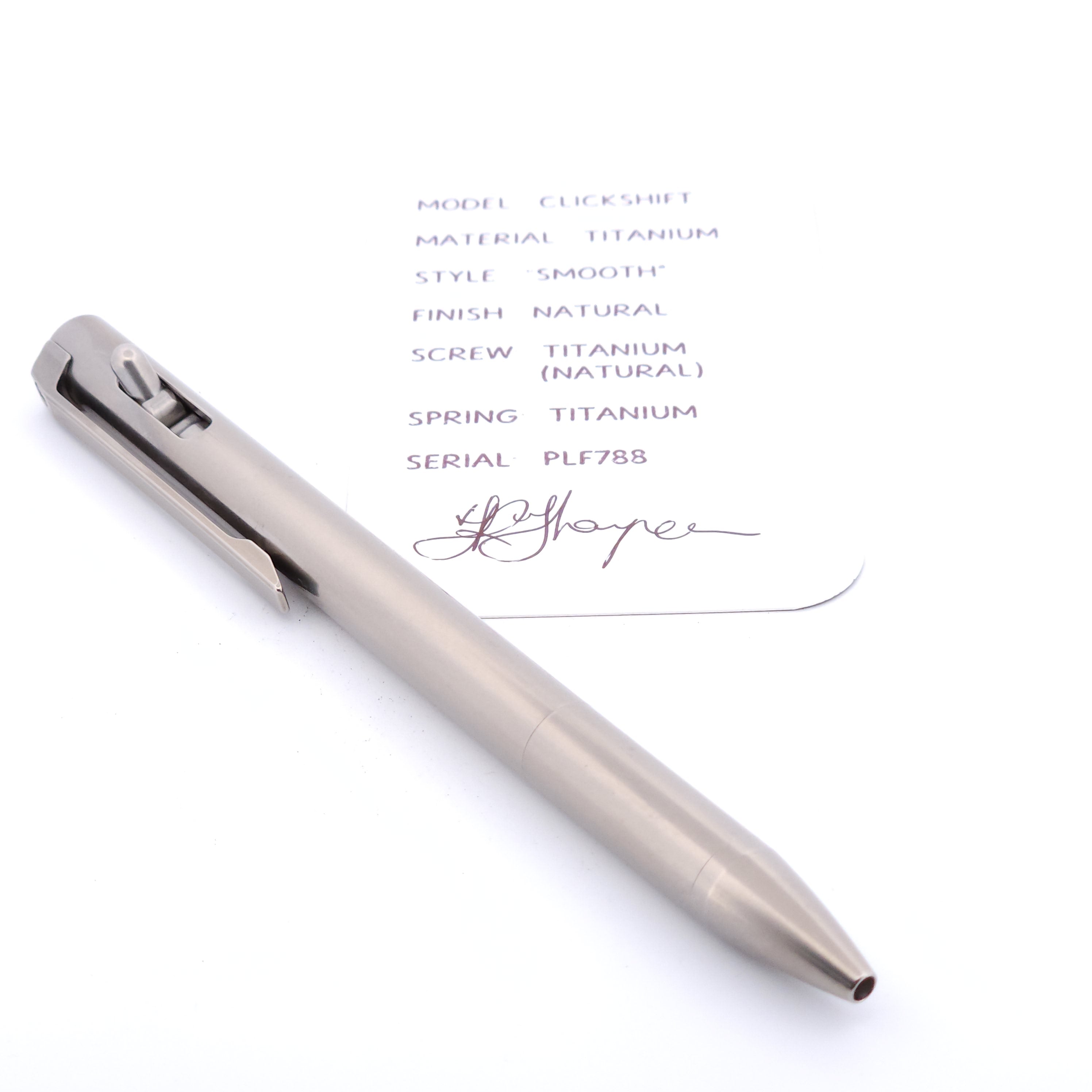PenLab™ Custom Pen: PLF788 - "Smooth"