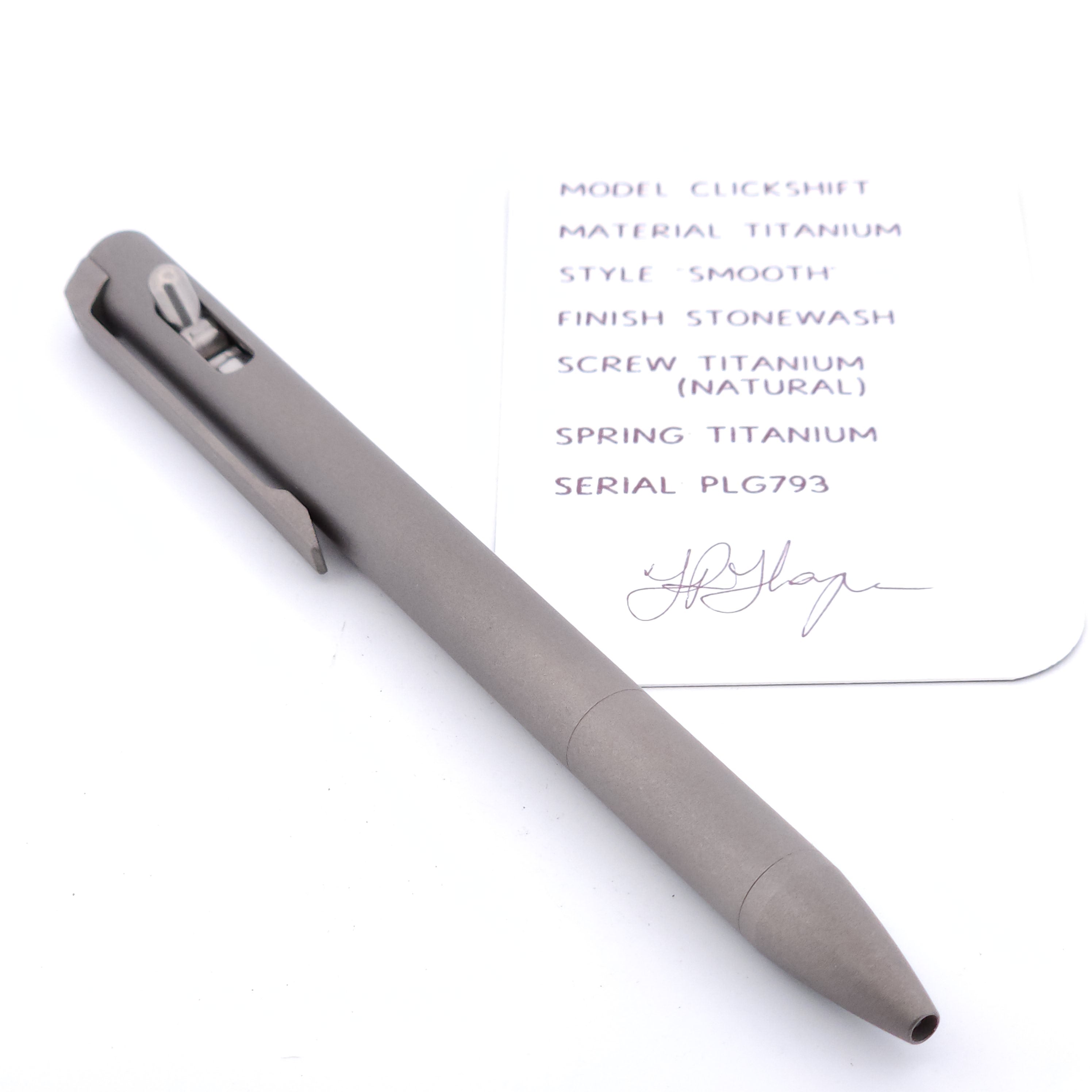 PenLab™ Custom Pen: PLG793 - "Smooth" (Stonewash)