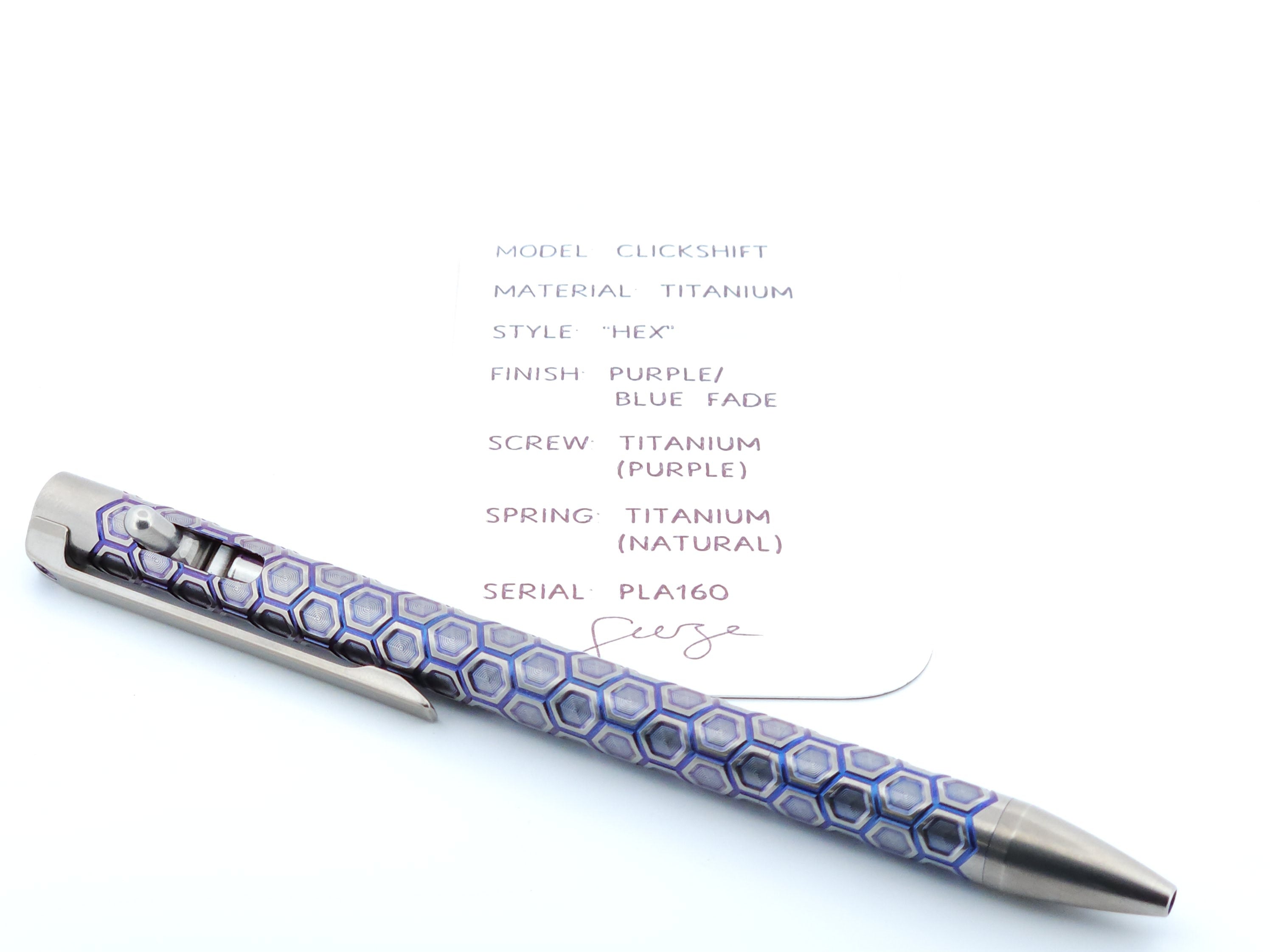 PenLab™ Custom Pen: PLA160