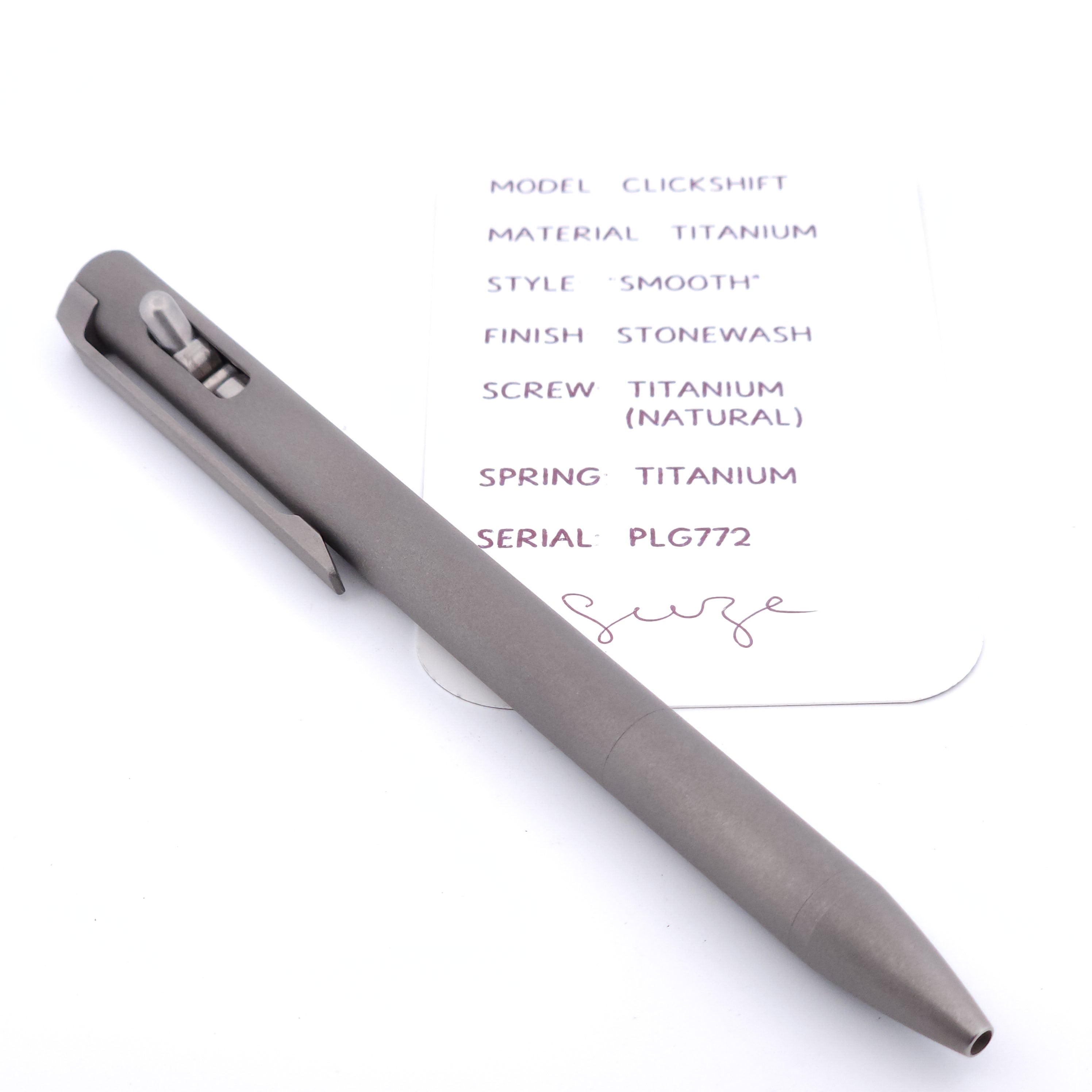 PenLab™ Custom Pen: PLG772 - "Smooth" (Stonewash)