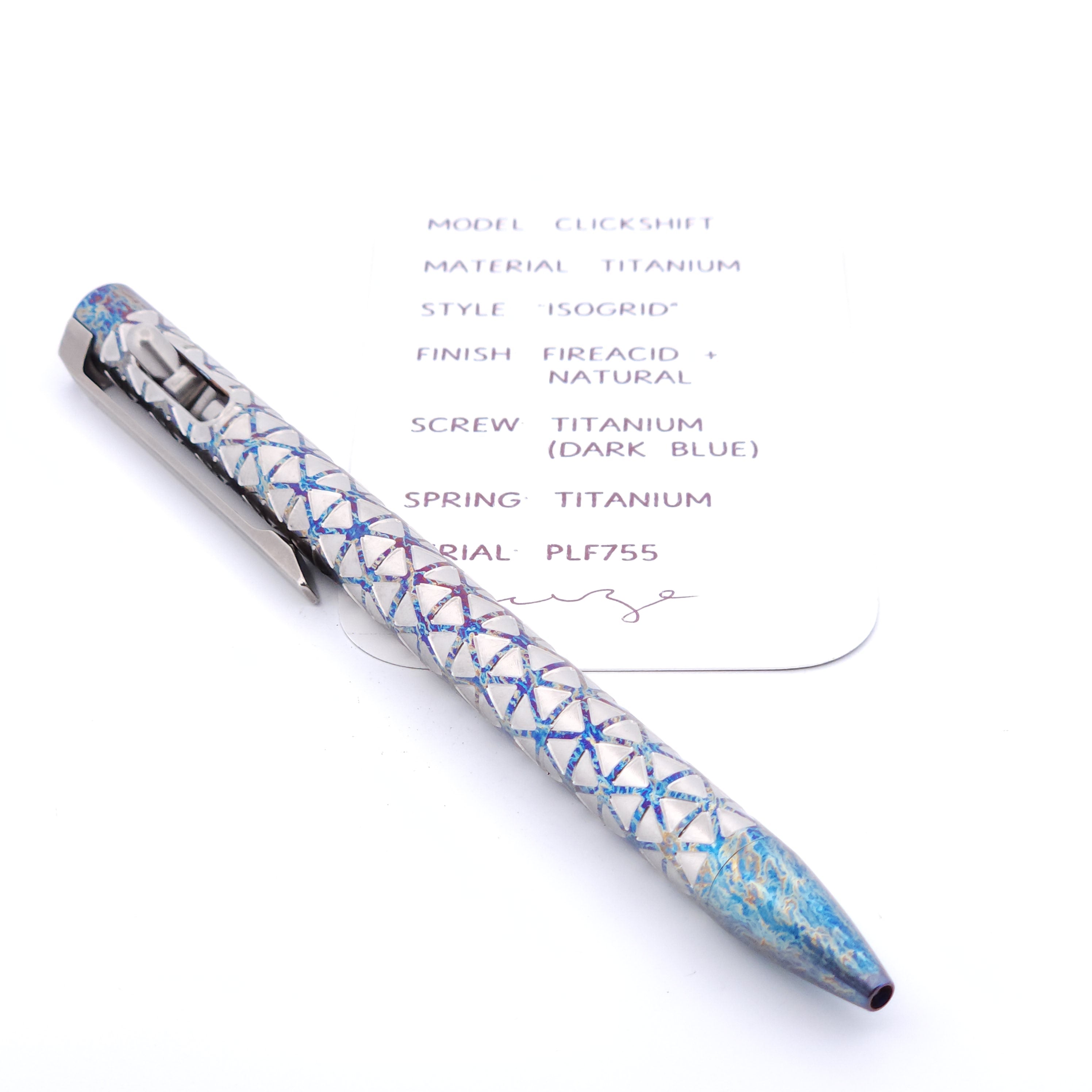 PenLab™ Custom Pen: PLF755 - "IsoGrid"