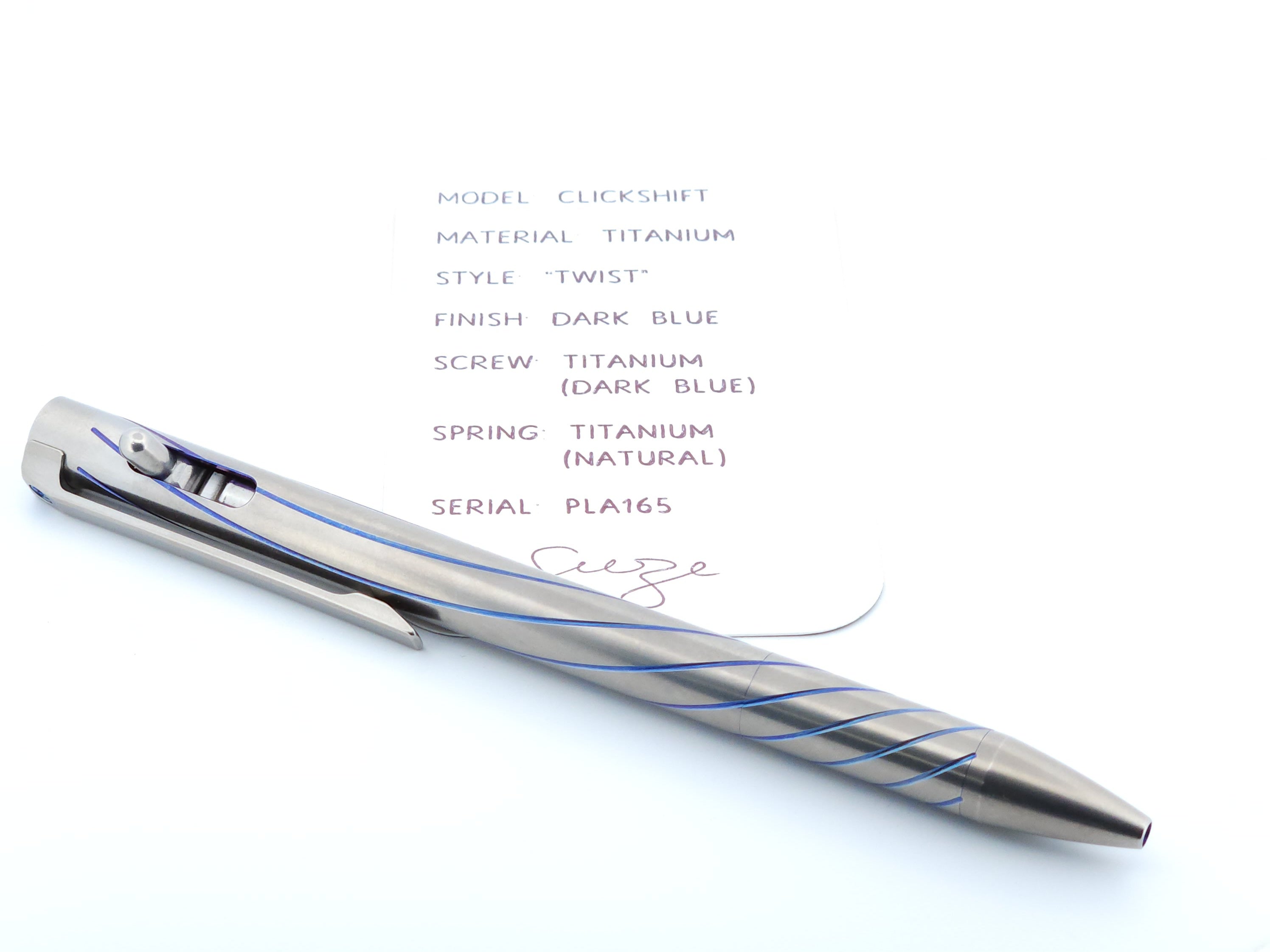 PenLab™ Custom Pen: PLA165