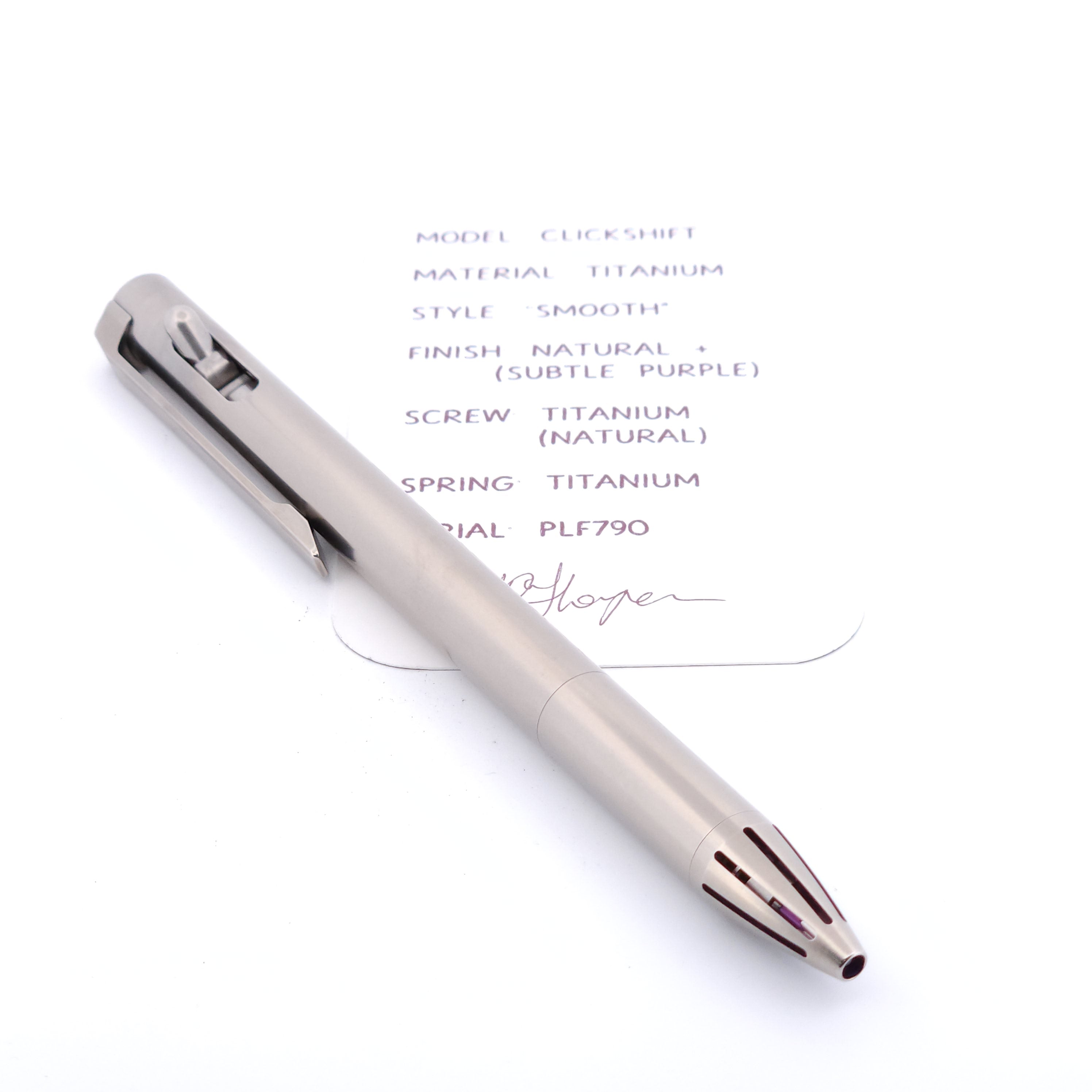 PenLab™ Custom Pen: PLF790 - "Smooth"