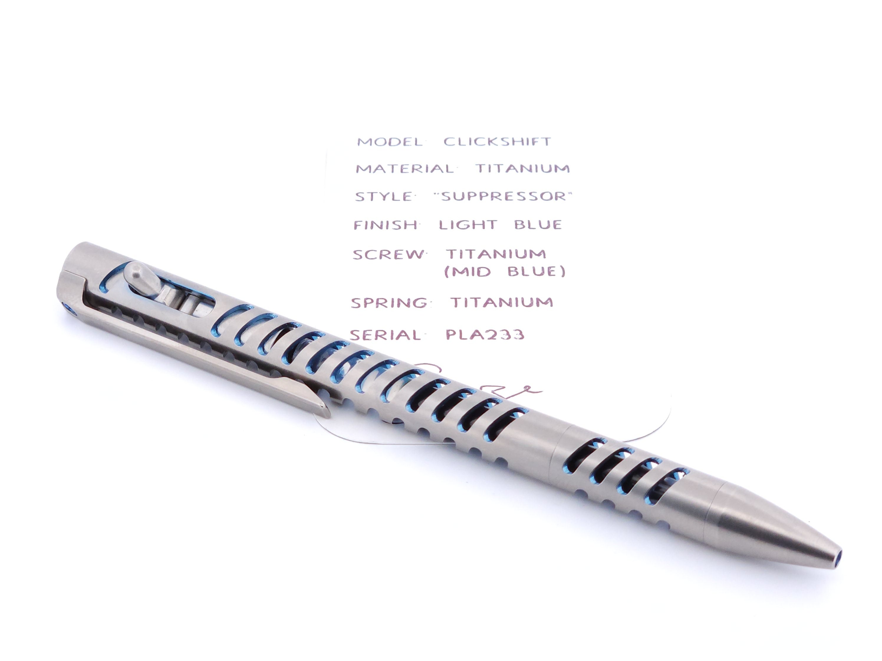 PenLab™ Custom Pen: PLA233
