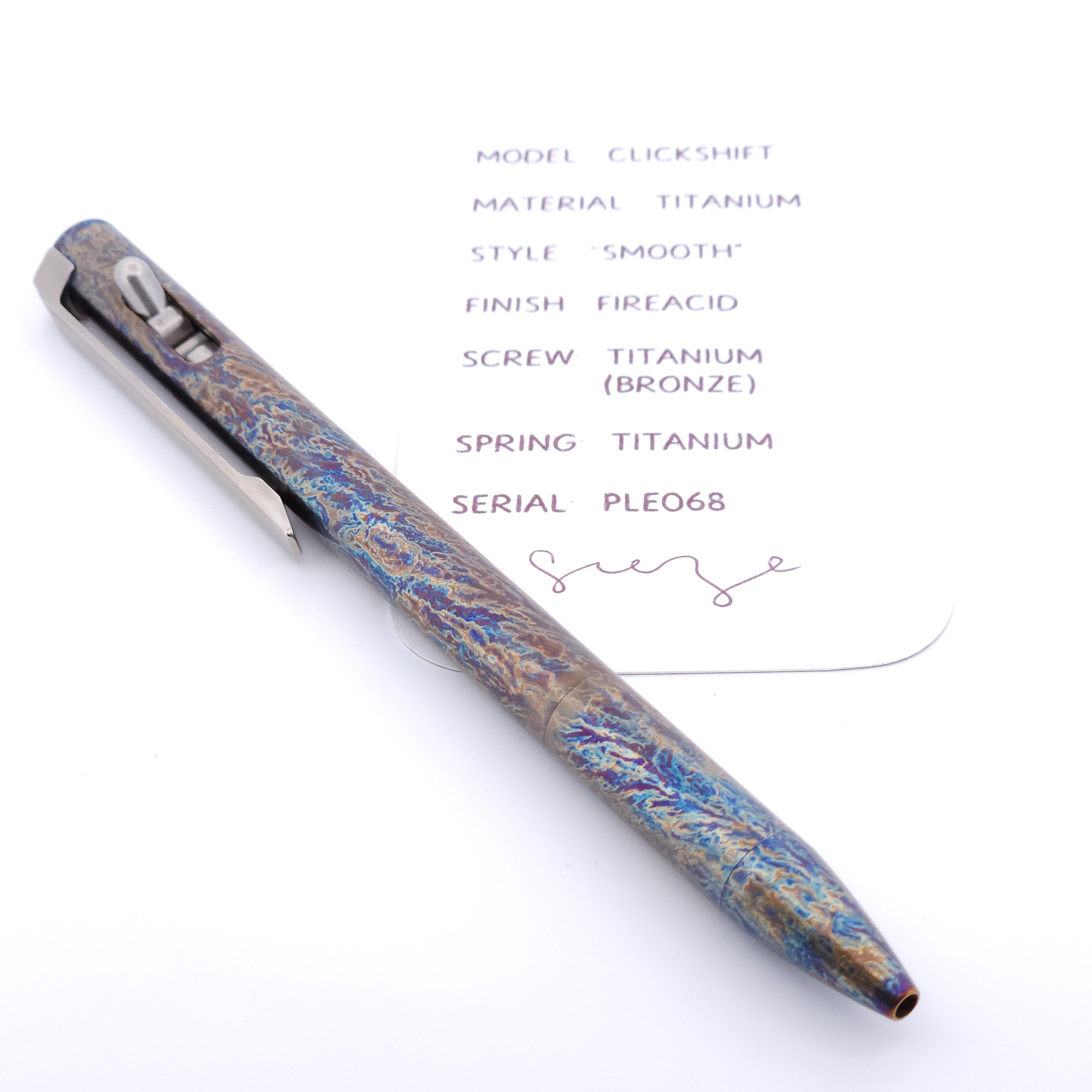PenLab™ Custom Pen: PLE068 - "Smooth"