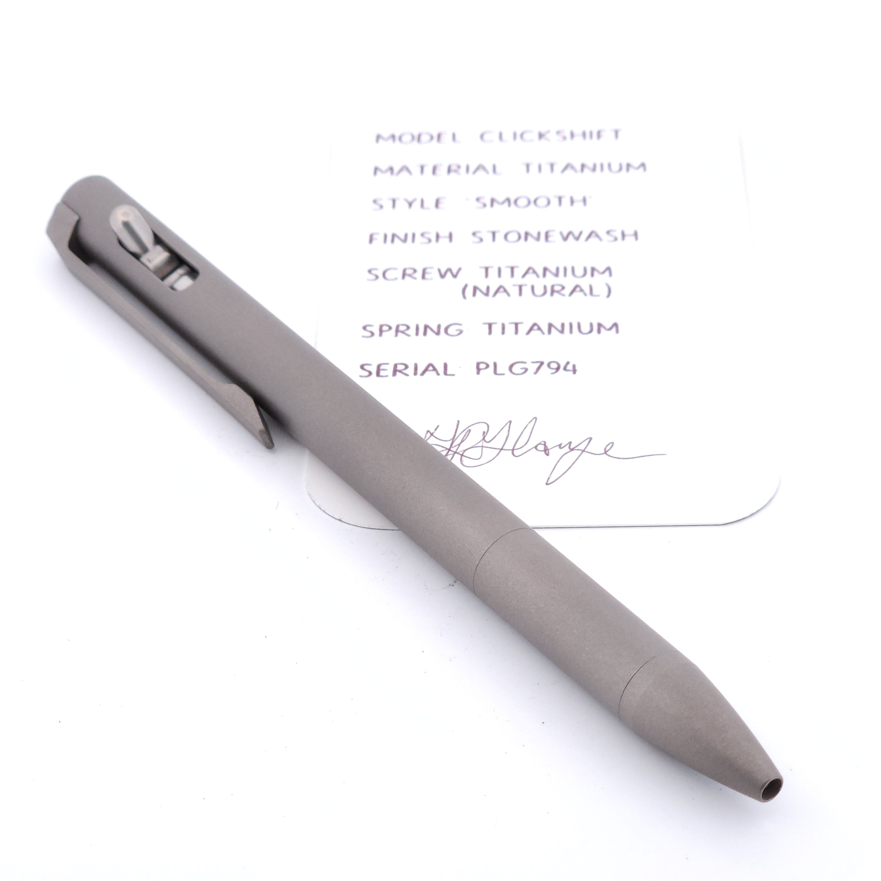 PenLab™ Custom Pen: PLG794 - "Smooth" (Stonewash)