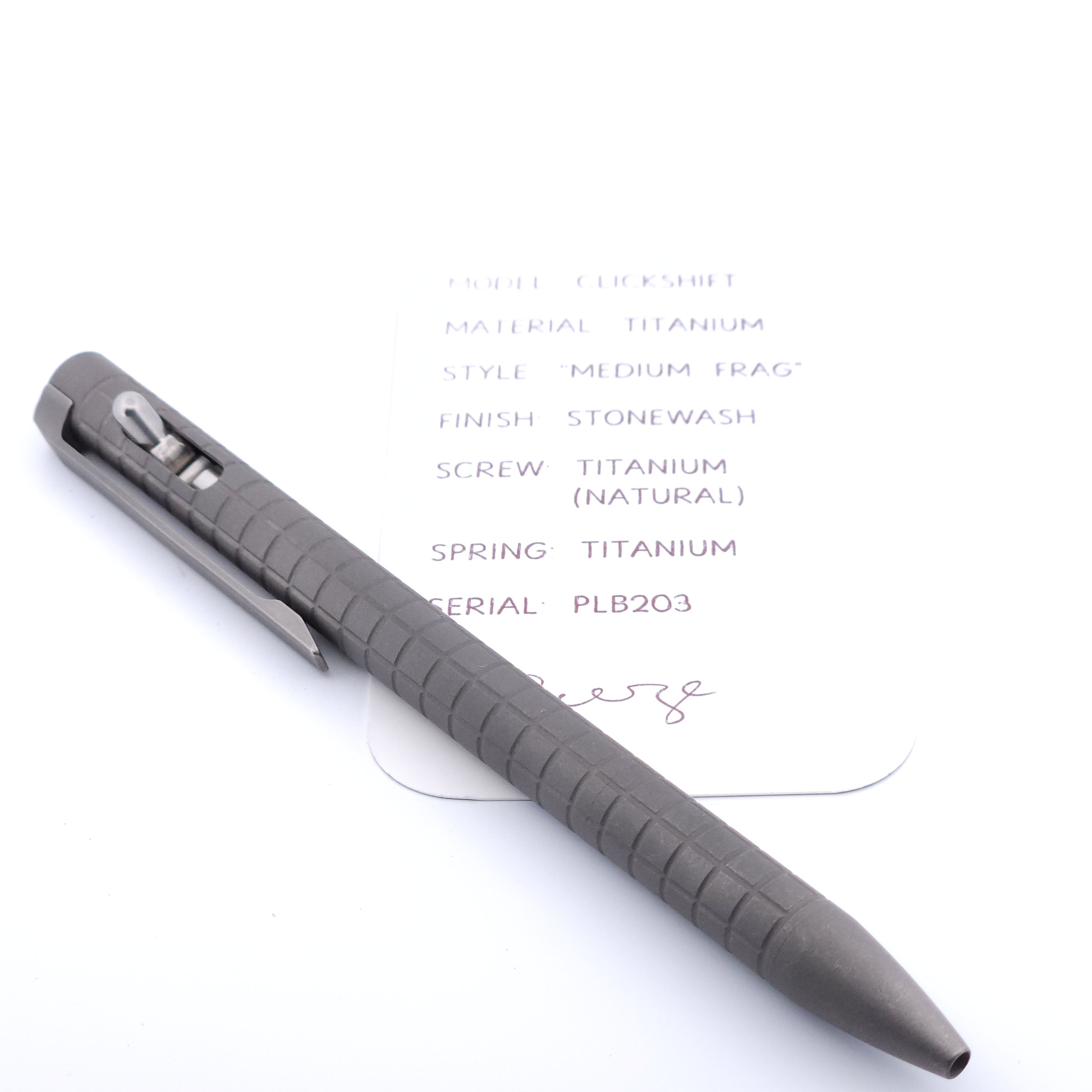PenLab™ Custom Pen: PLB203