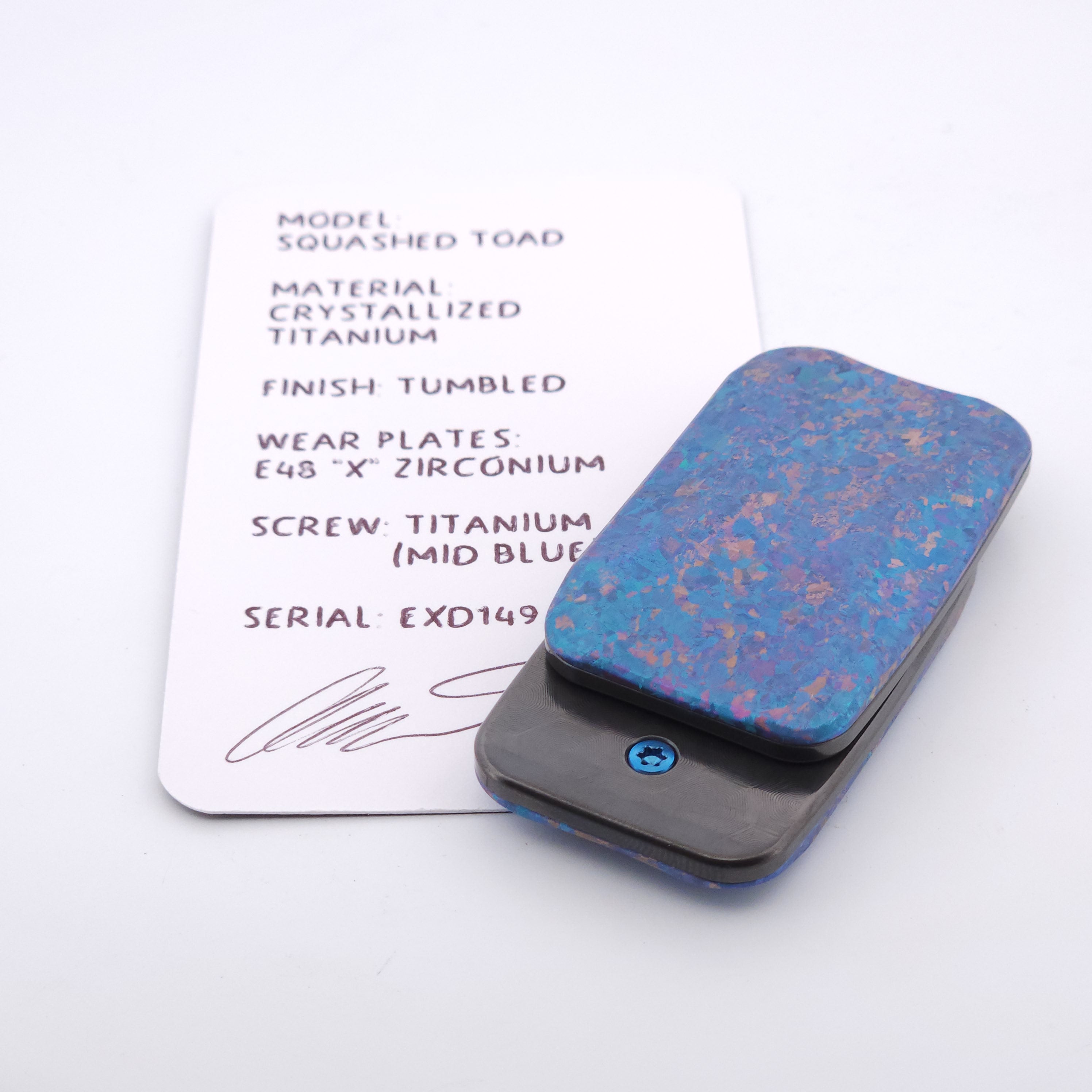 Exotic Custom Slider: EXD149 - Squashed Toad