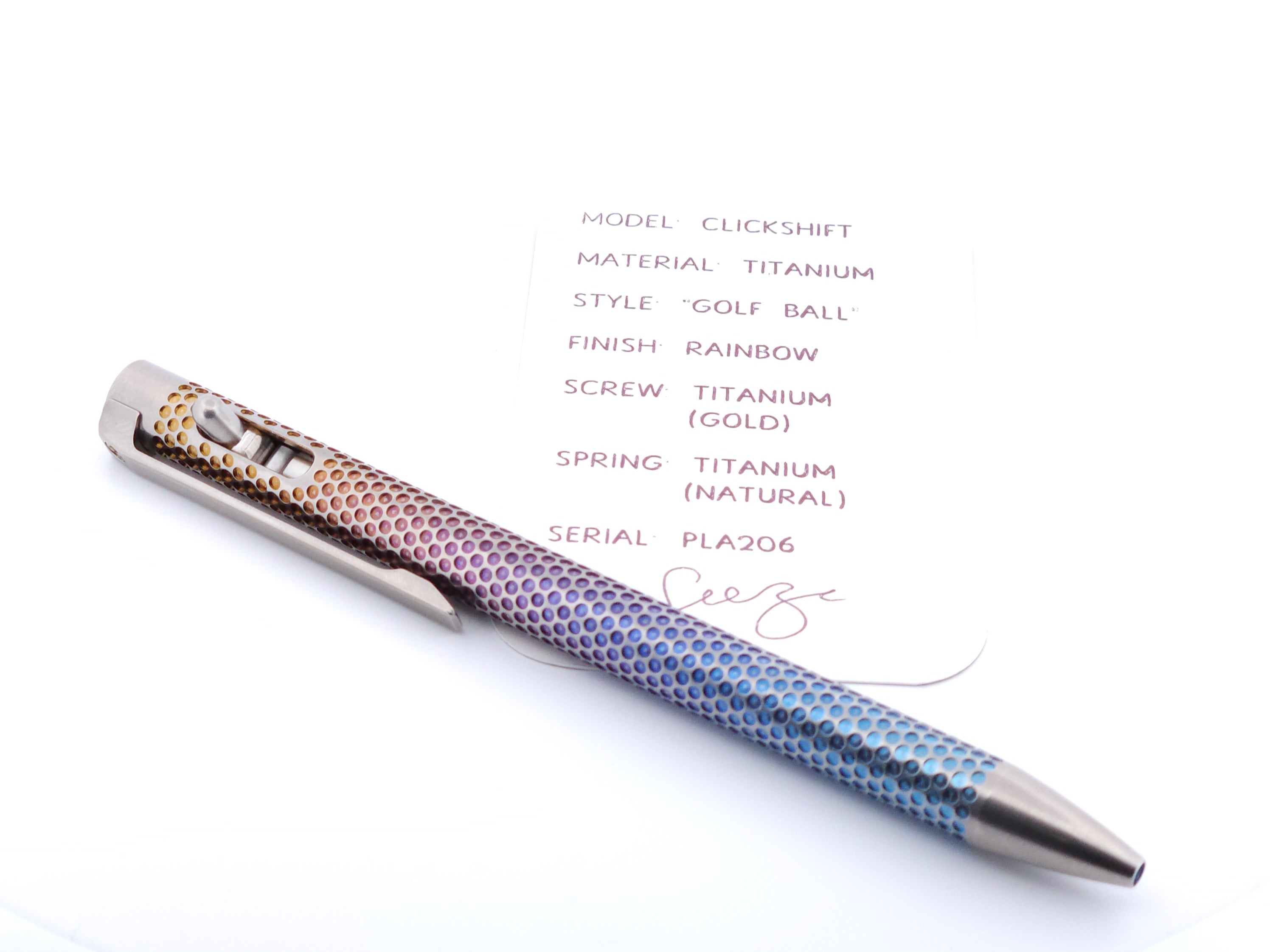 PenLab™ Custom Pen: PLA206