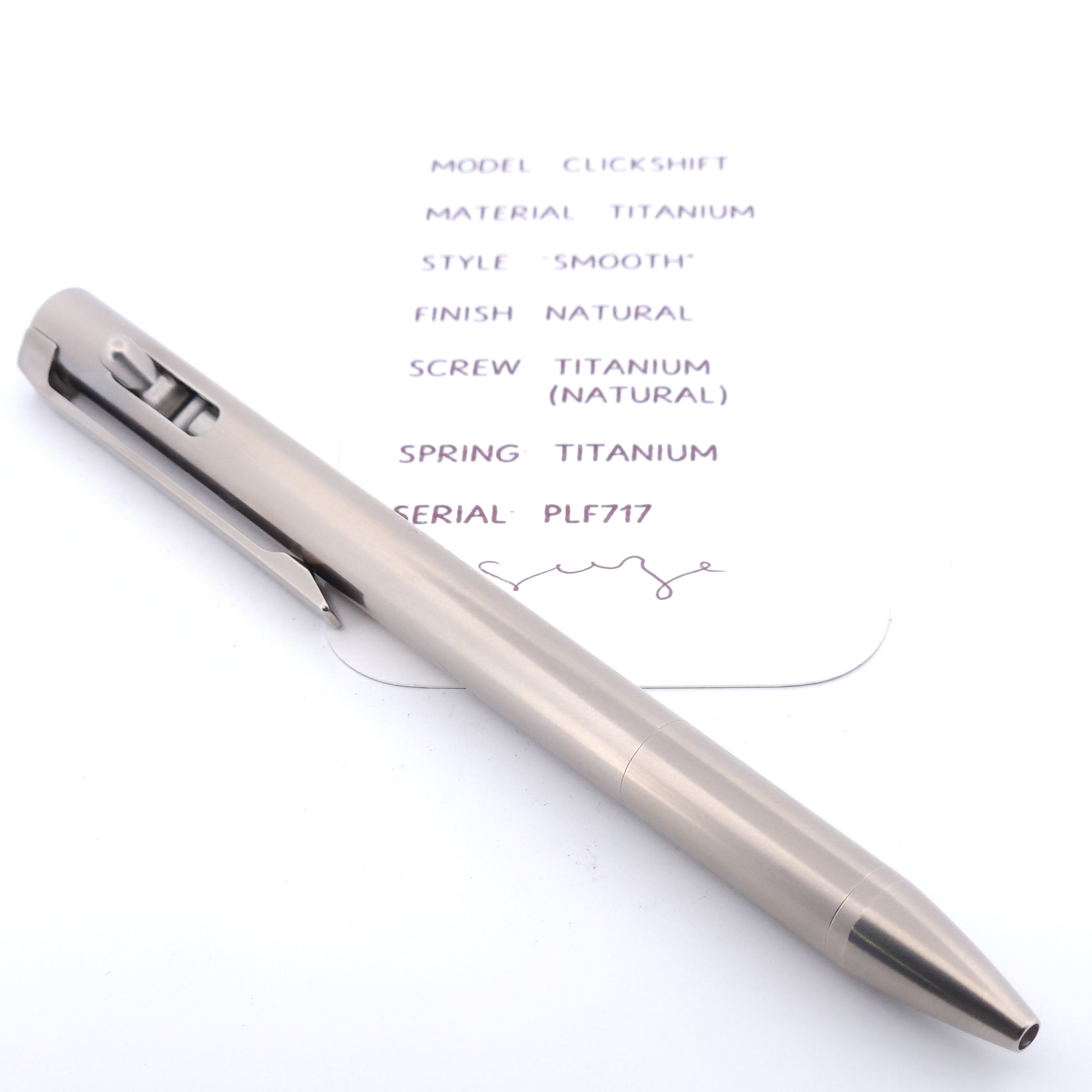 PenLab™ Custom Pen: PLF717 - "Smooth"
