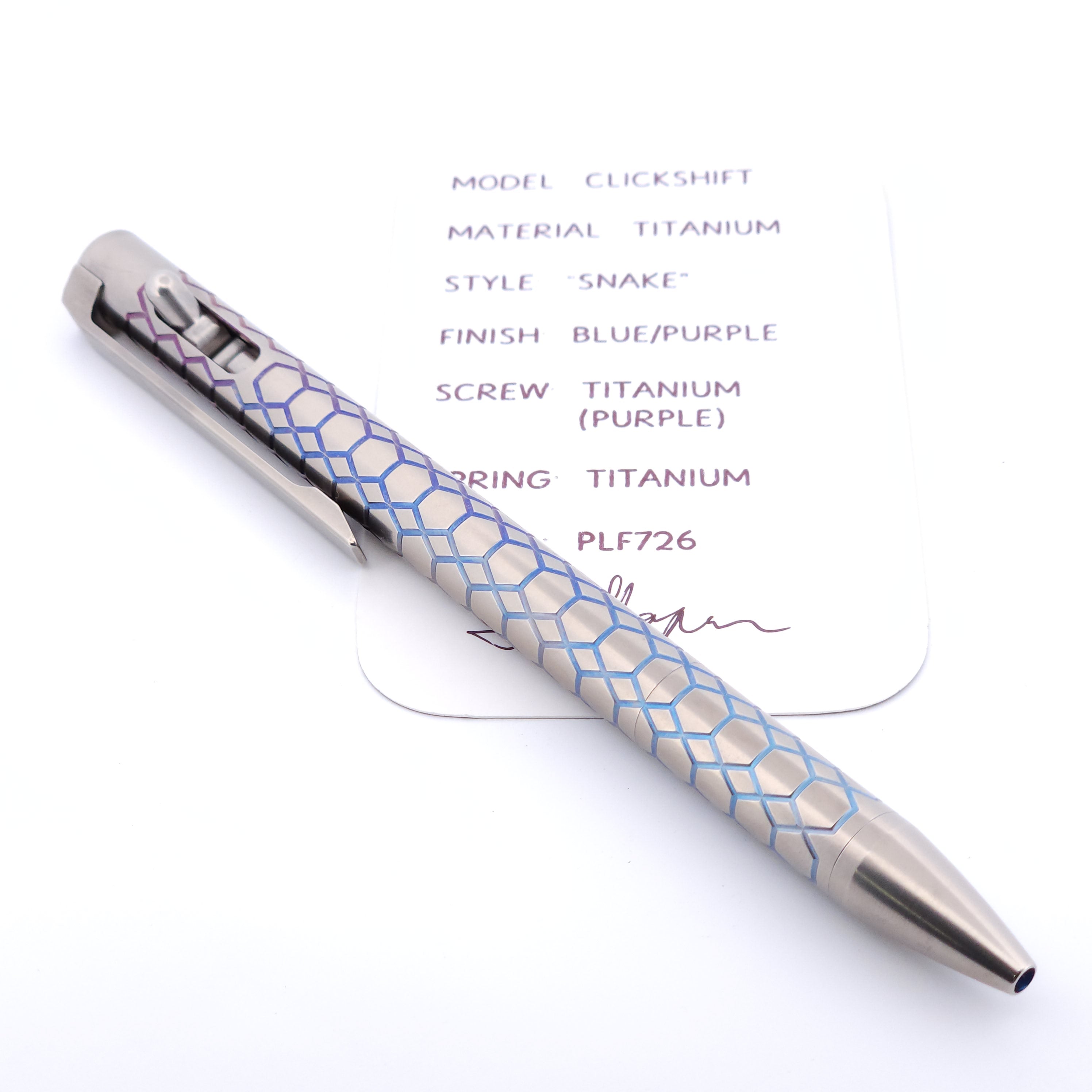 PenLab™ Custom Pen: PLF726 - "Snake"