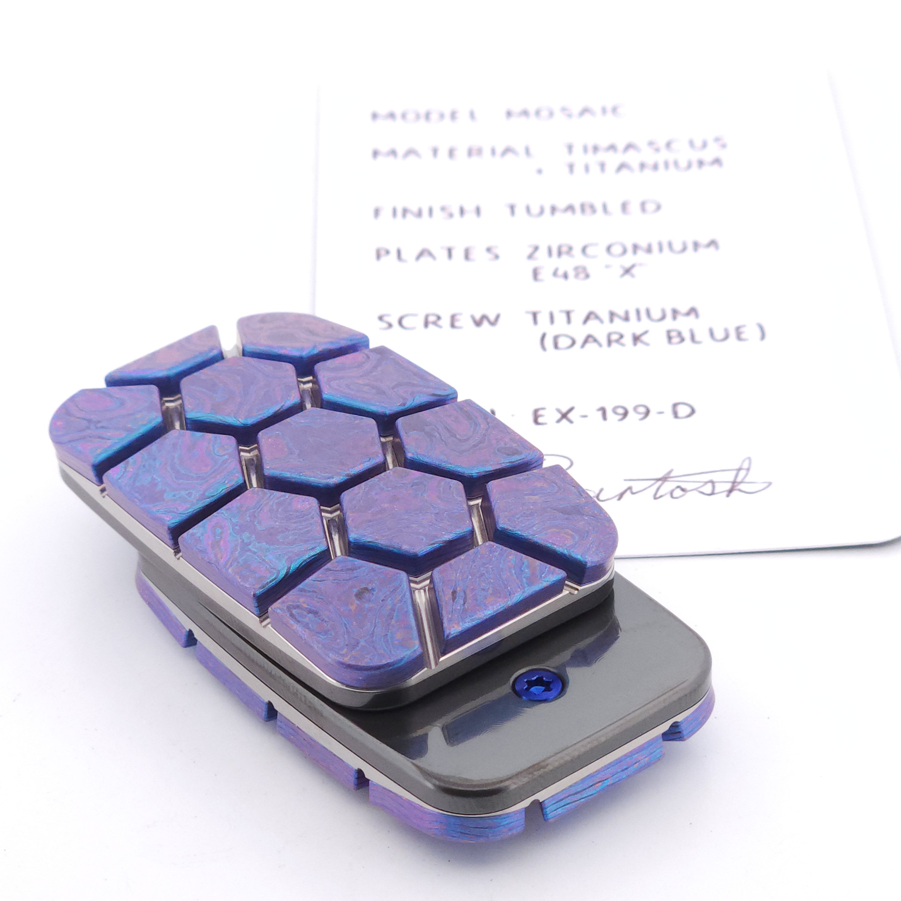 Exotic Custom Slider EX-199-D: Mosaic Turtle