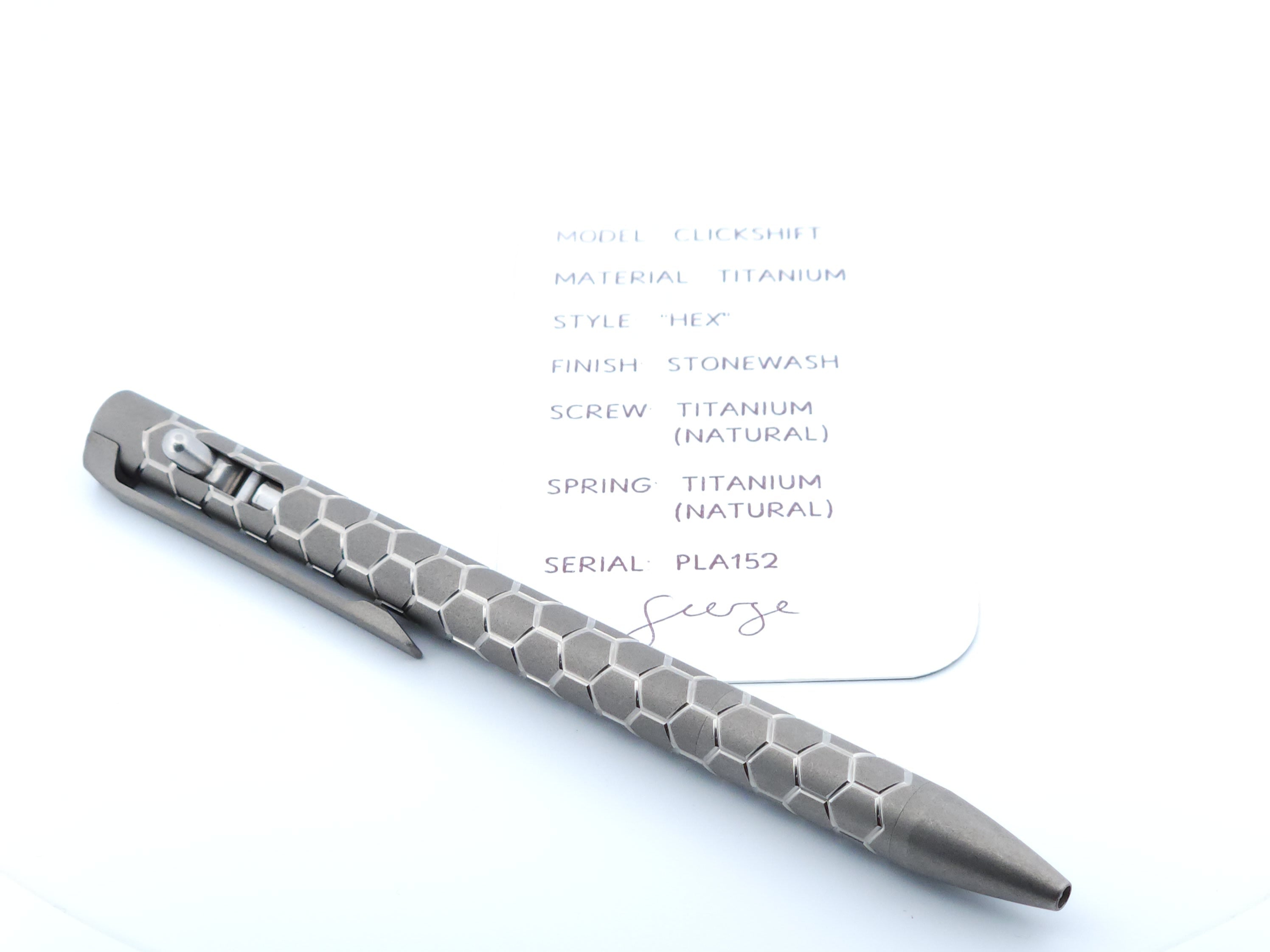 PenLab™ Custom Pen: PLA152