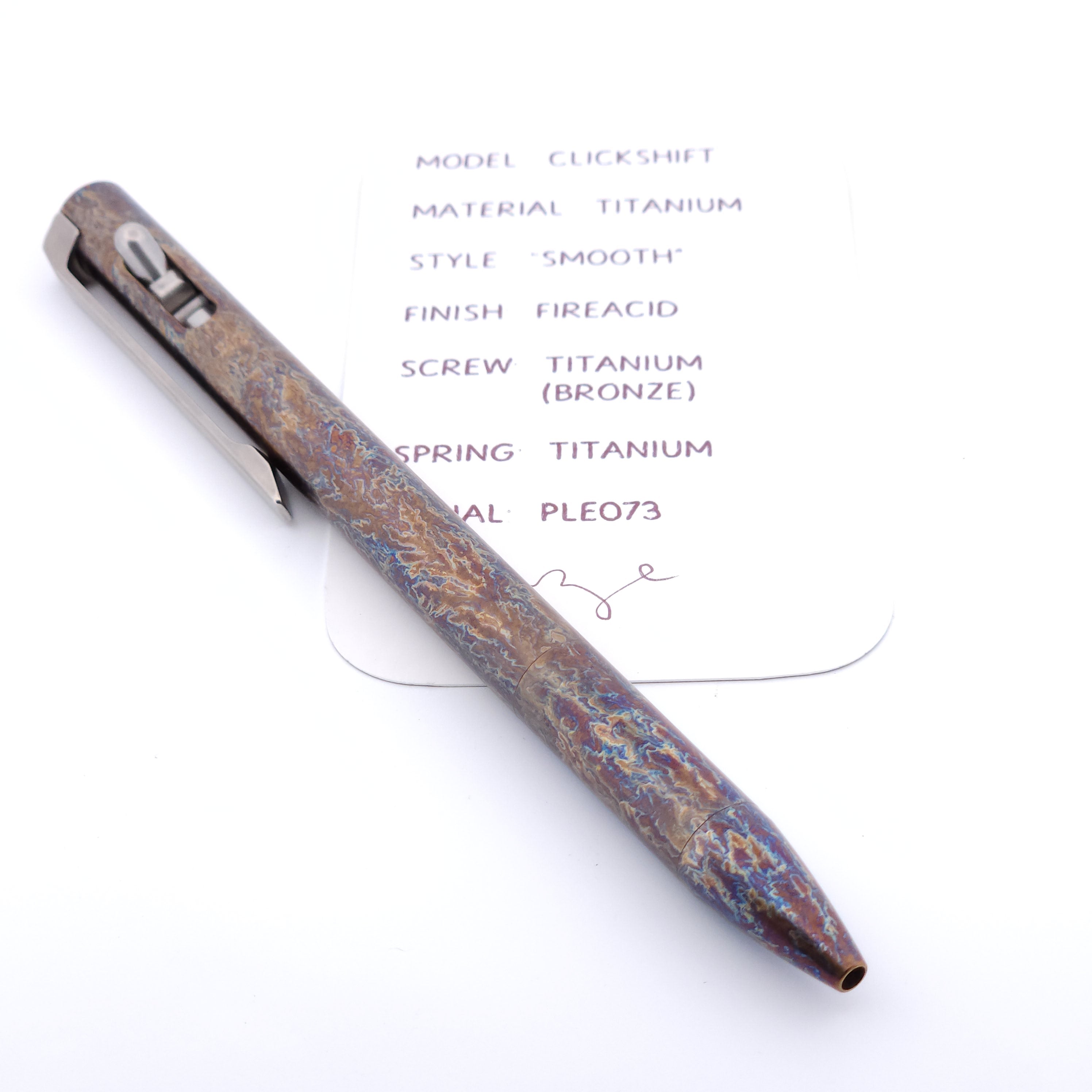 PenLab™ Custom Pen: PLE073 - "Smooth"