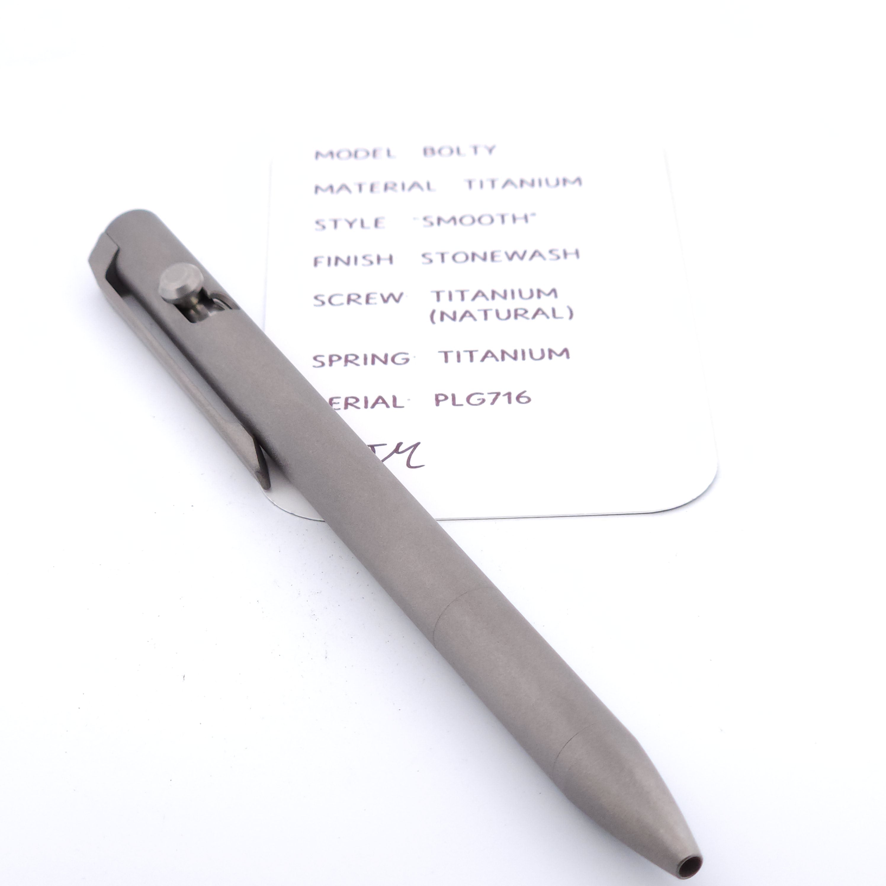 PenLab™ Custom Pen: PLG716 - "Bolty" (Stonewash)
