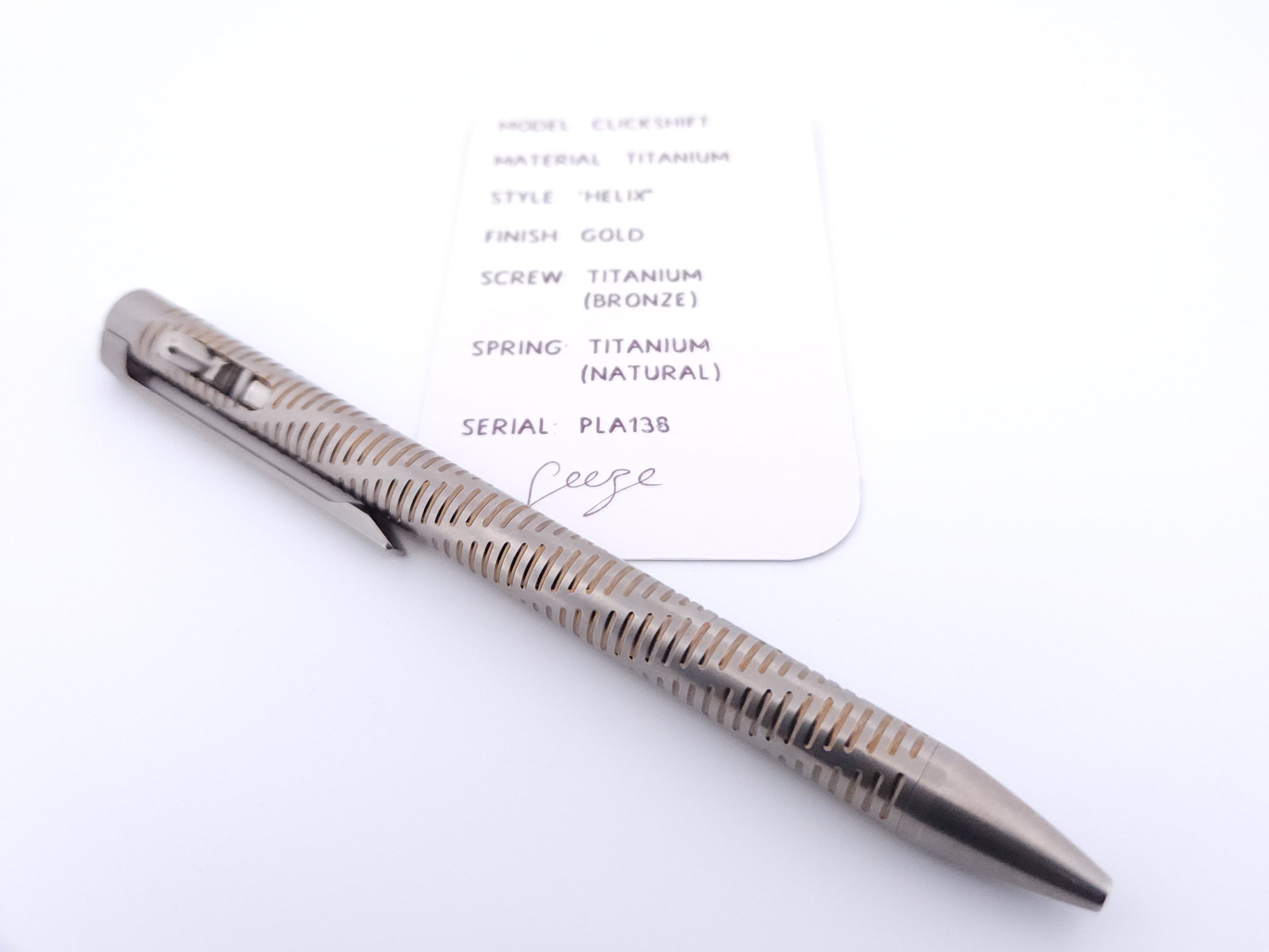 PenLab™ Custom Pen: PLA138