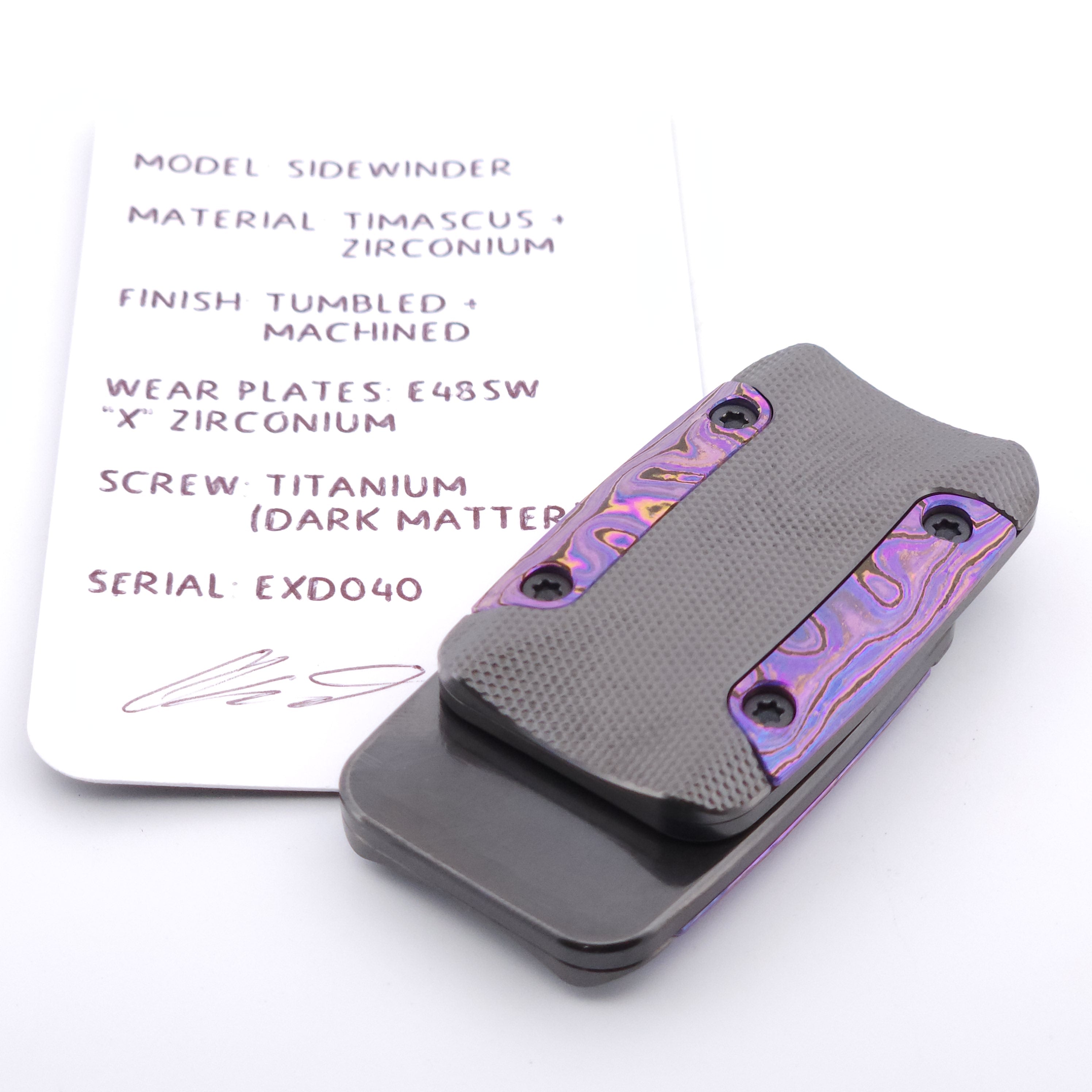 Exotic Custom Slider: EXD040 -  SideWinder