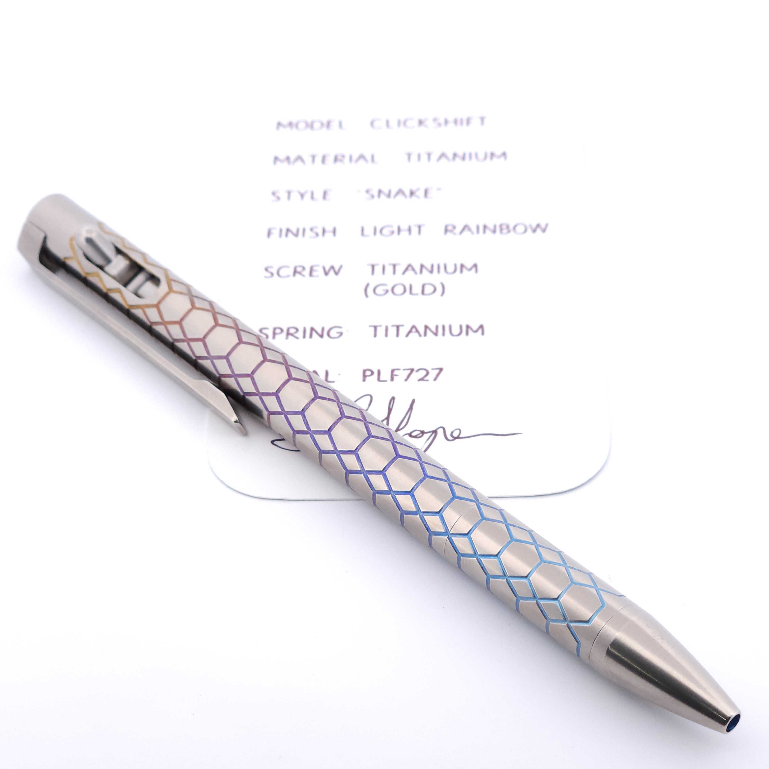 PenLab™ Custom Pen: PLF727 - "Snake"