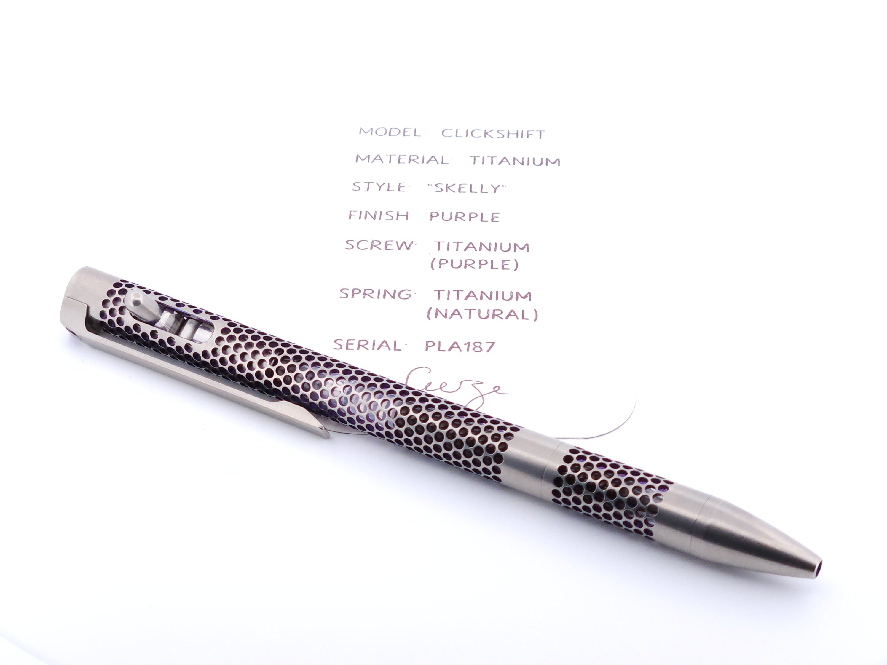 PenLab™ Custom Pen: PLA187