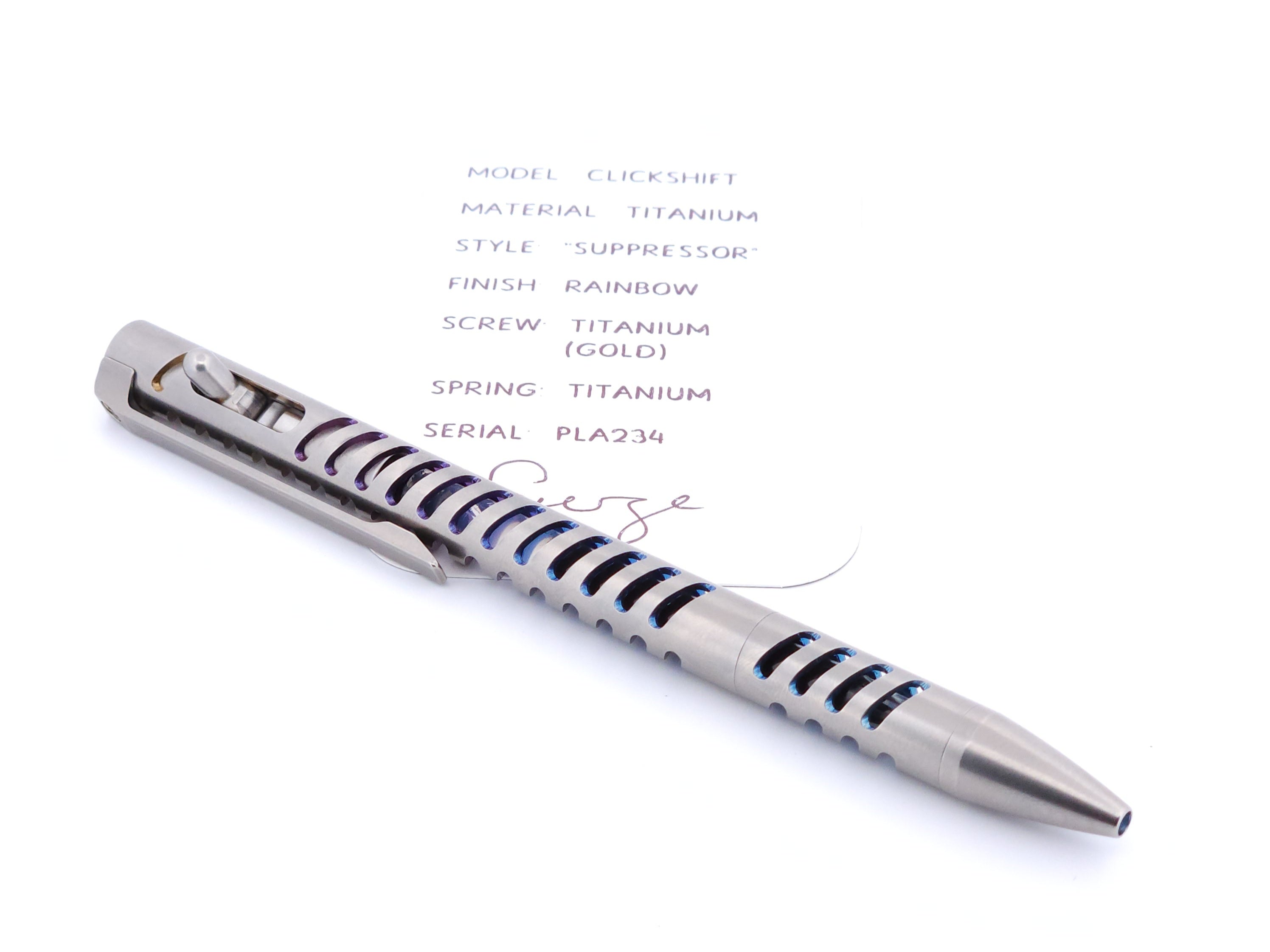 PenLab™ Custom Pen: PLA234