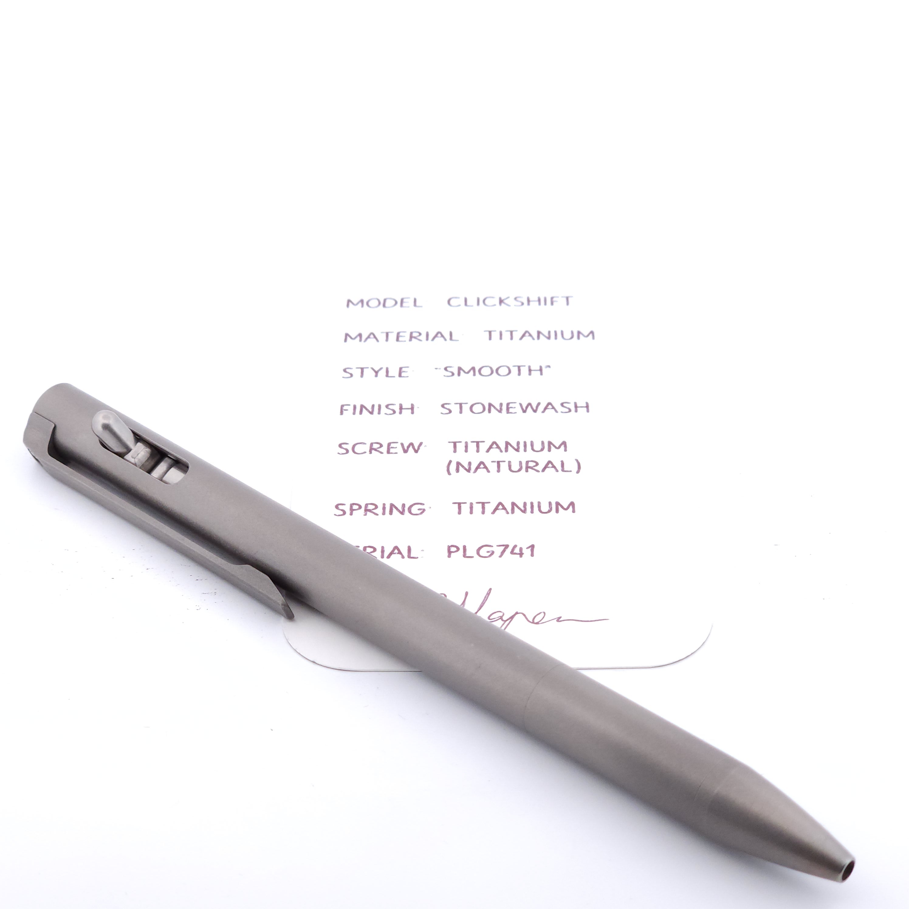 PenLab™ Custom Pen: PLG741 - "Smooth" (Stonewash)