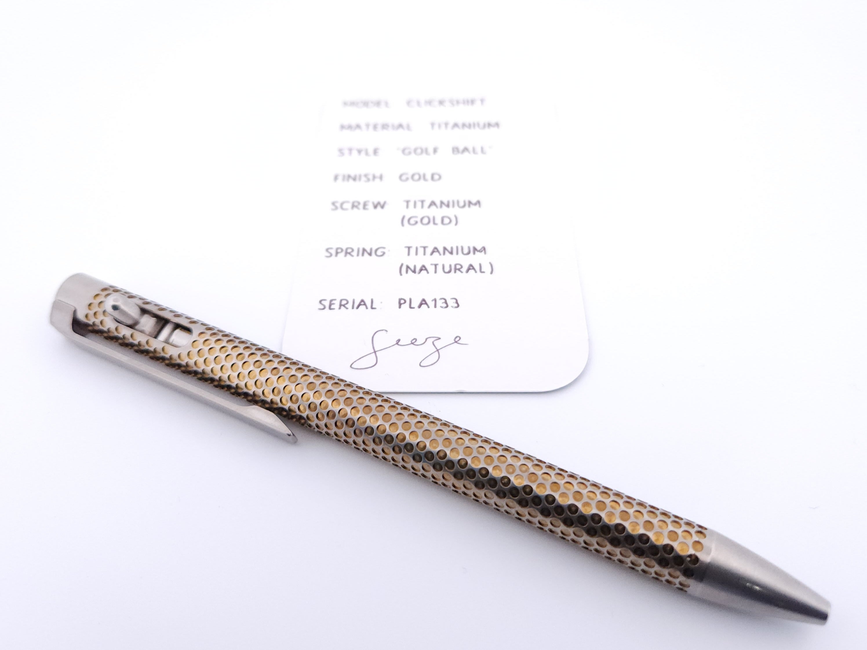 PenLab™ Custom Pen: PLA133