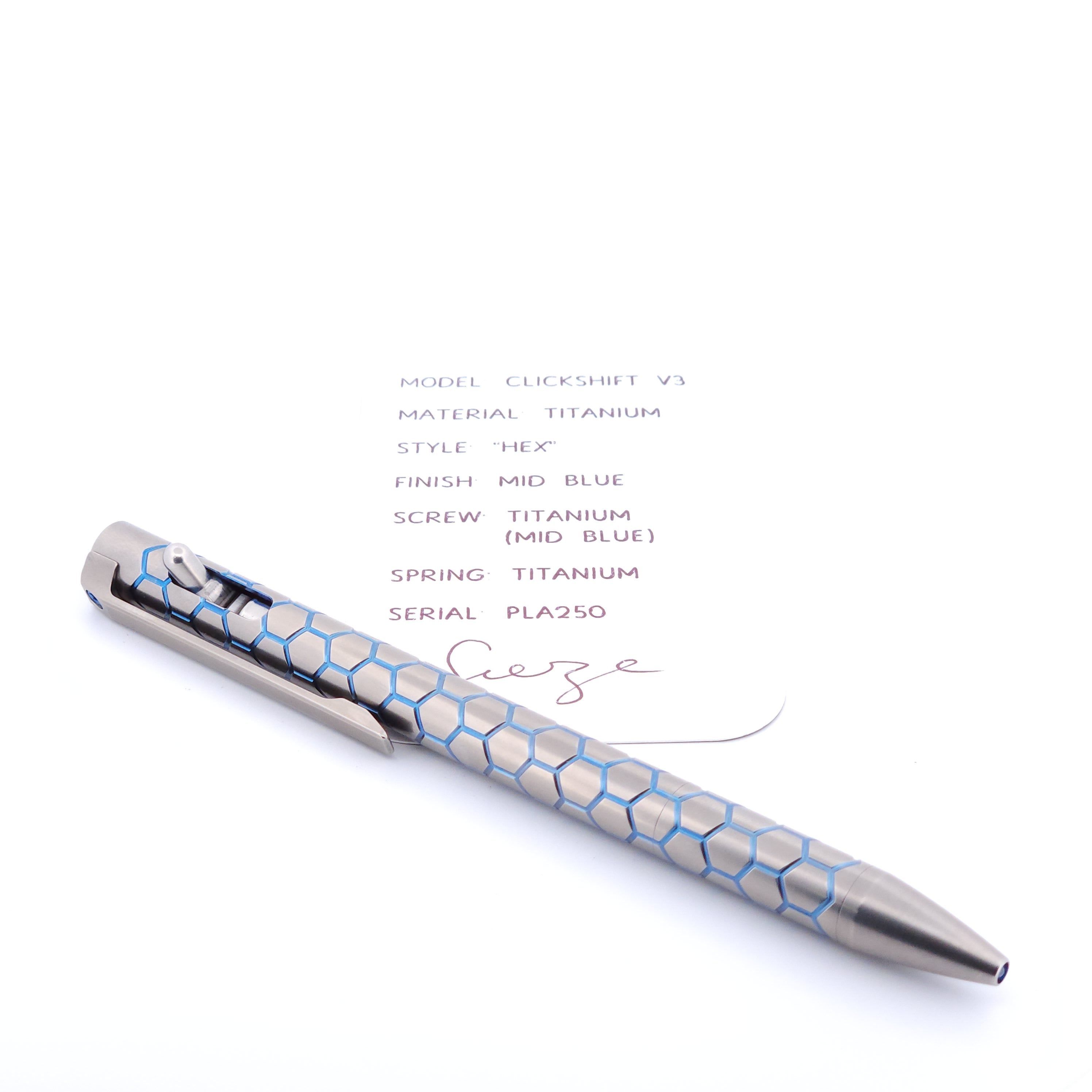 PenLab™ Custom Pen V3: PLA250