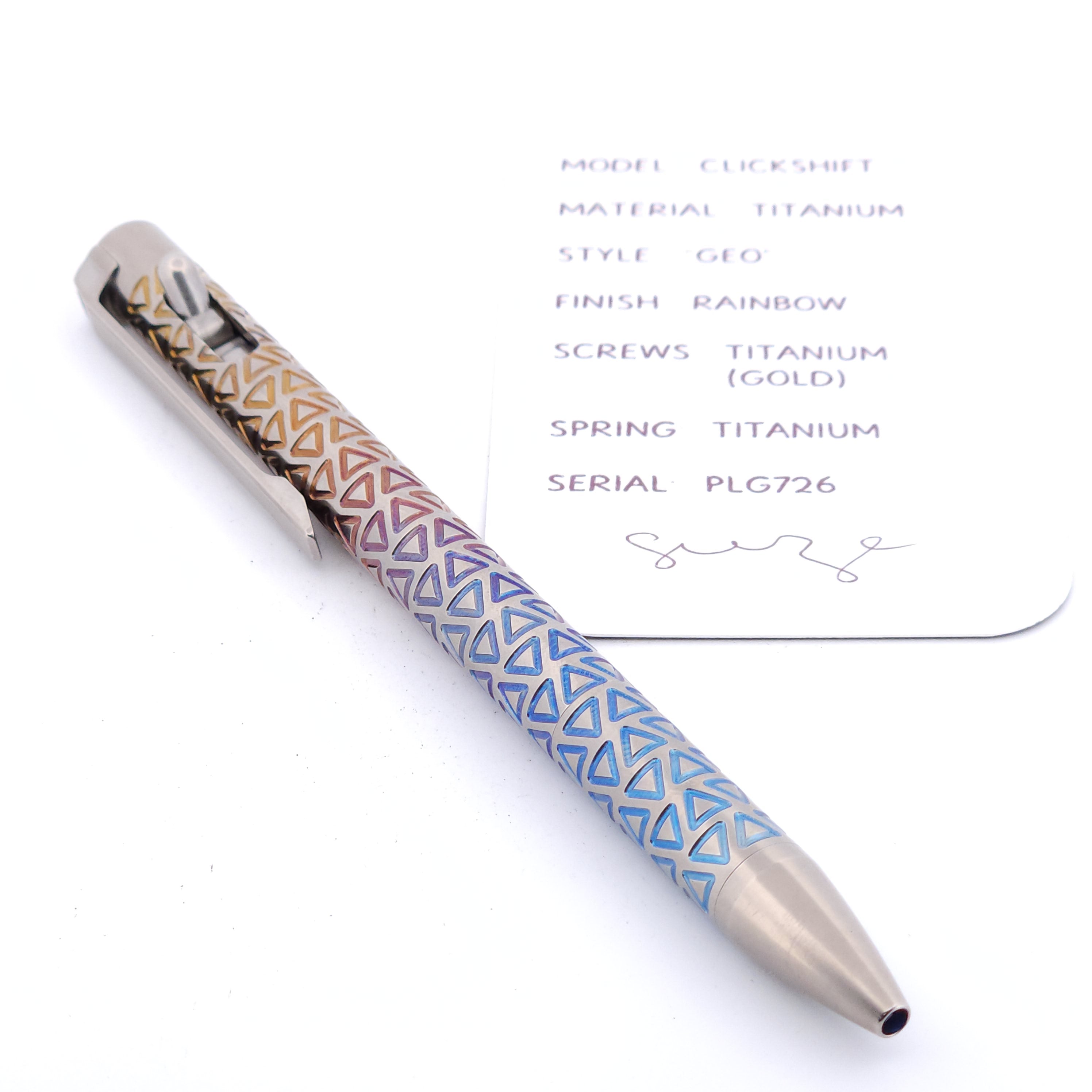 PenLab™ Custom Pen: PLG726 - "Geo"
