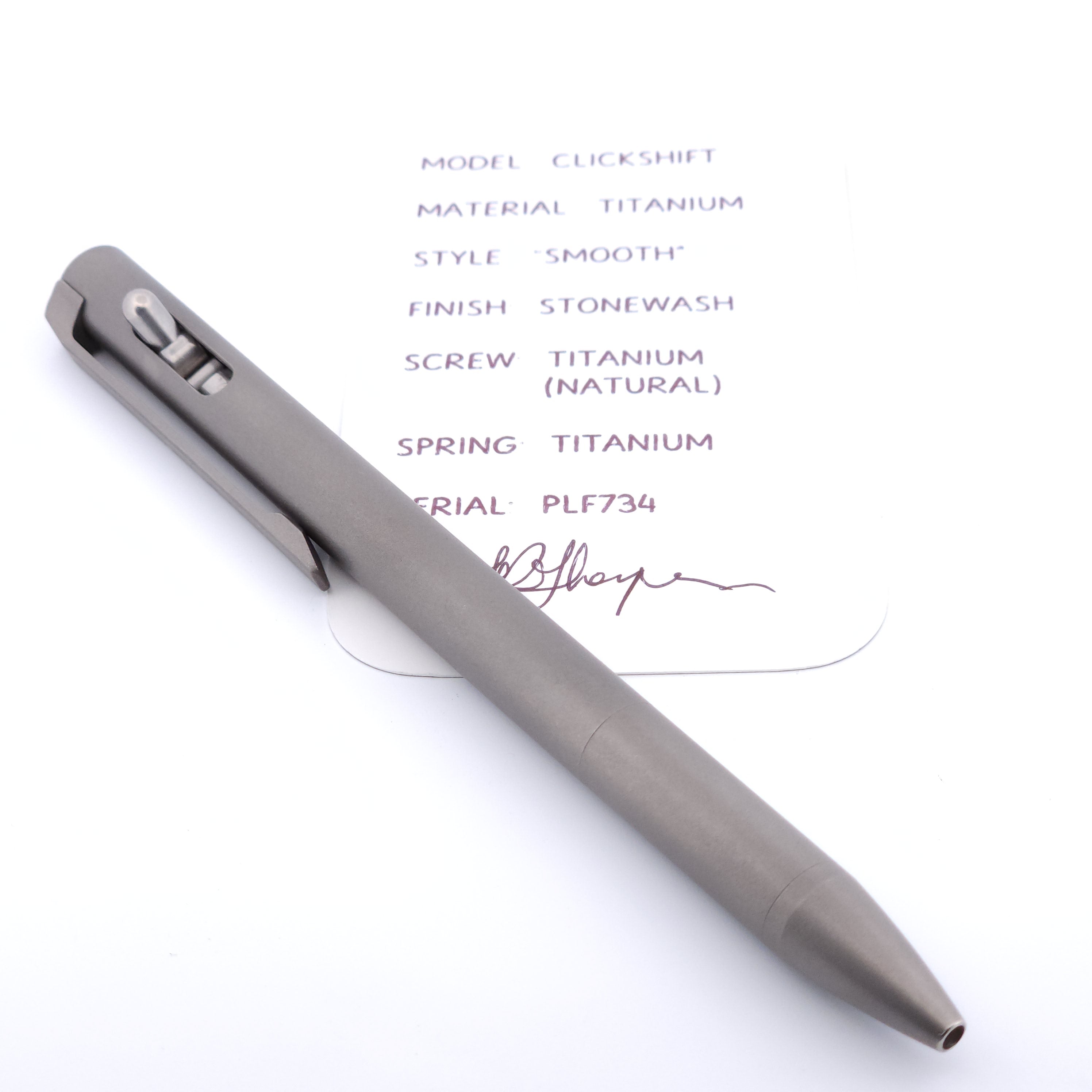PenLab™ Custom Pen: PLF734 - "Smooth" (Stonewash)