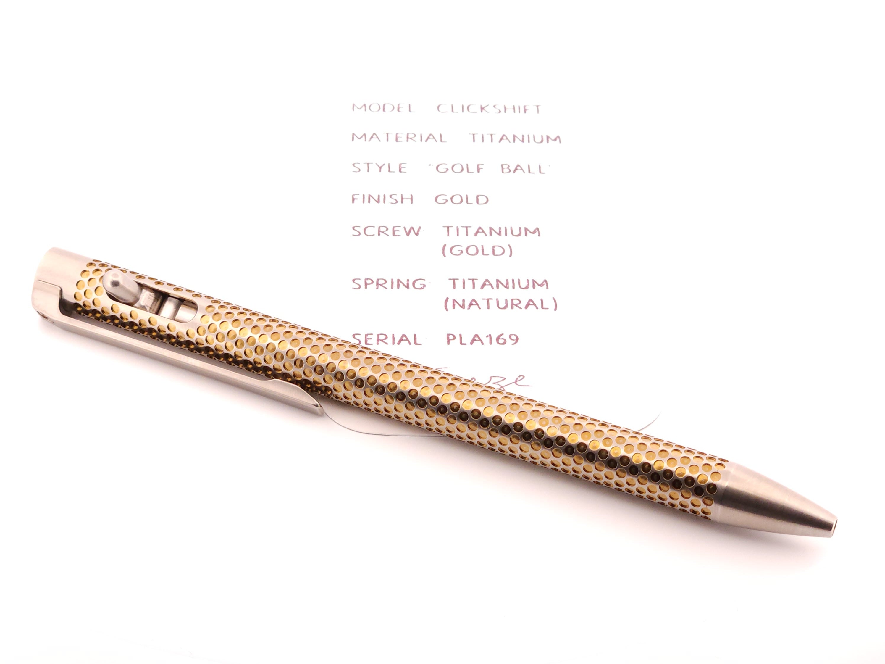 PenLab™ Custom Pen: PLA169