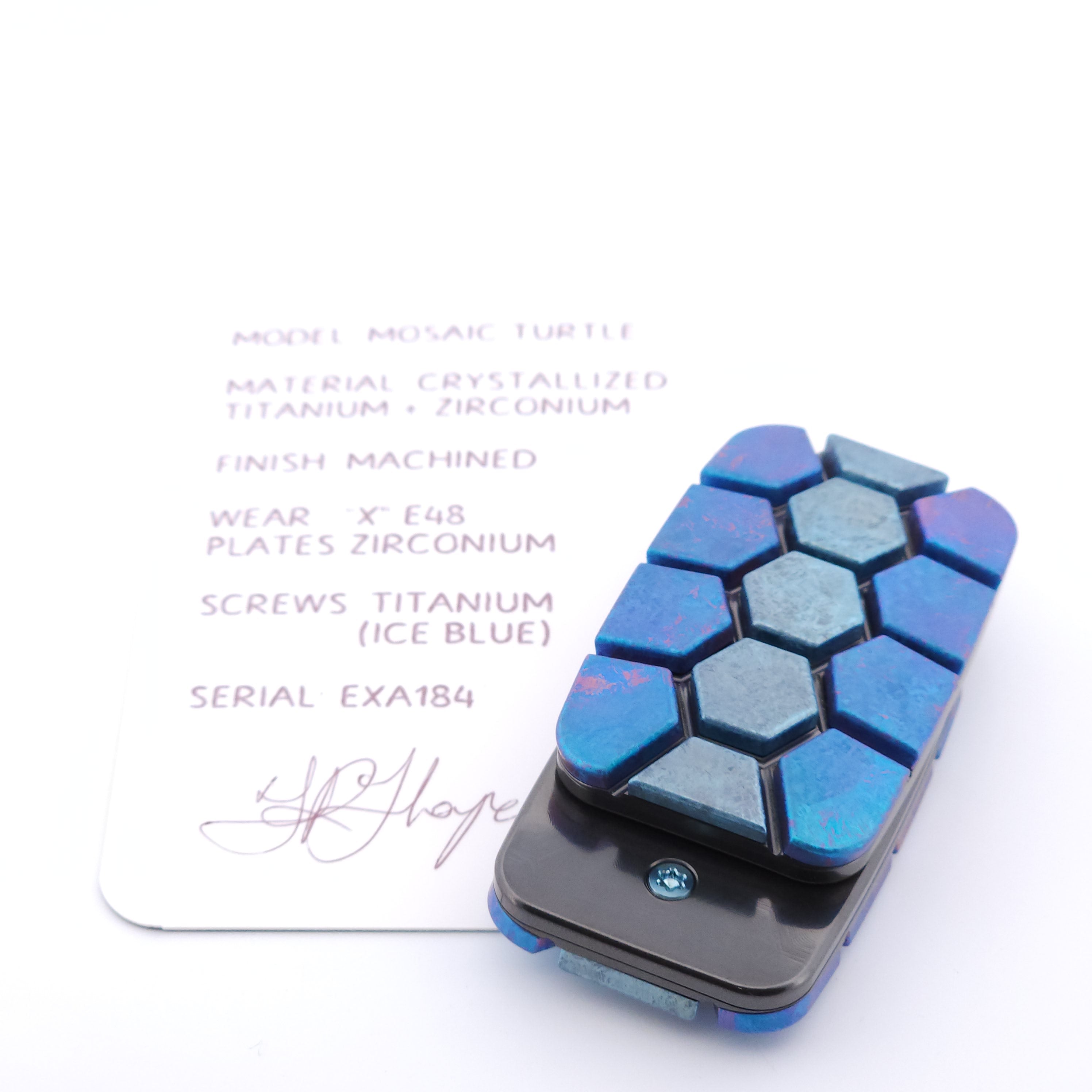 Exotic Custom Slider: EXA184 - Mosaic Turtle