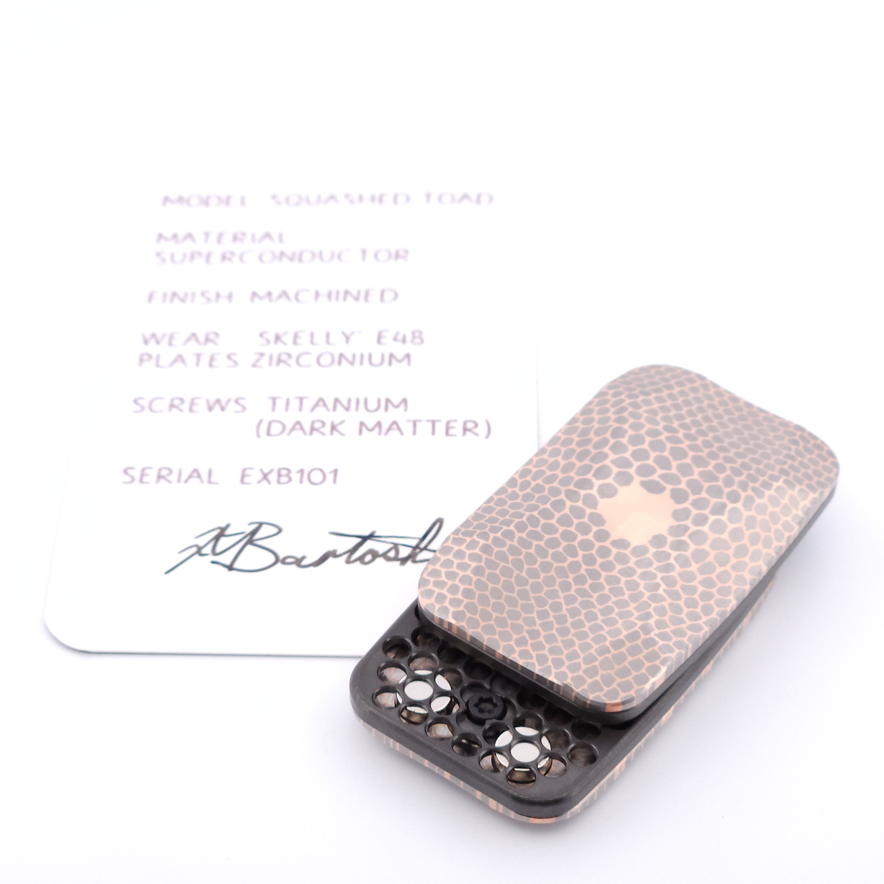 Exotic Custom Slider: EXB101 - Squashed Toad