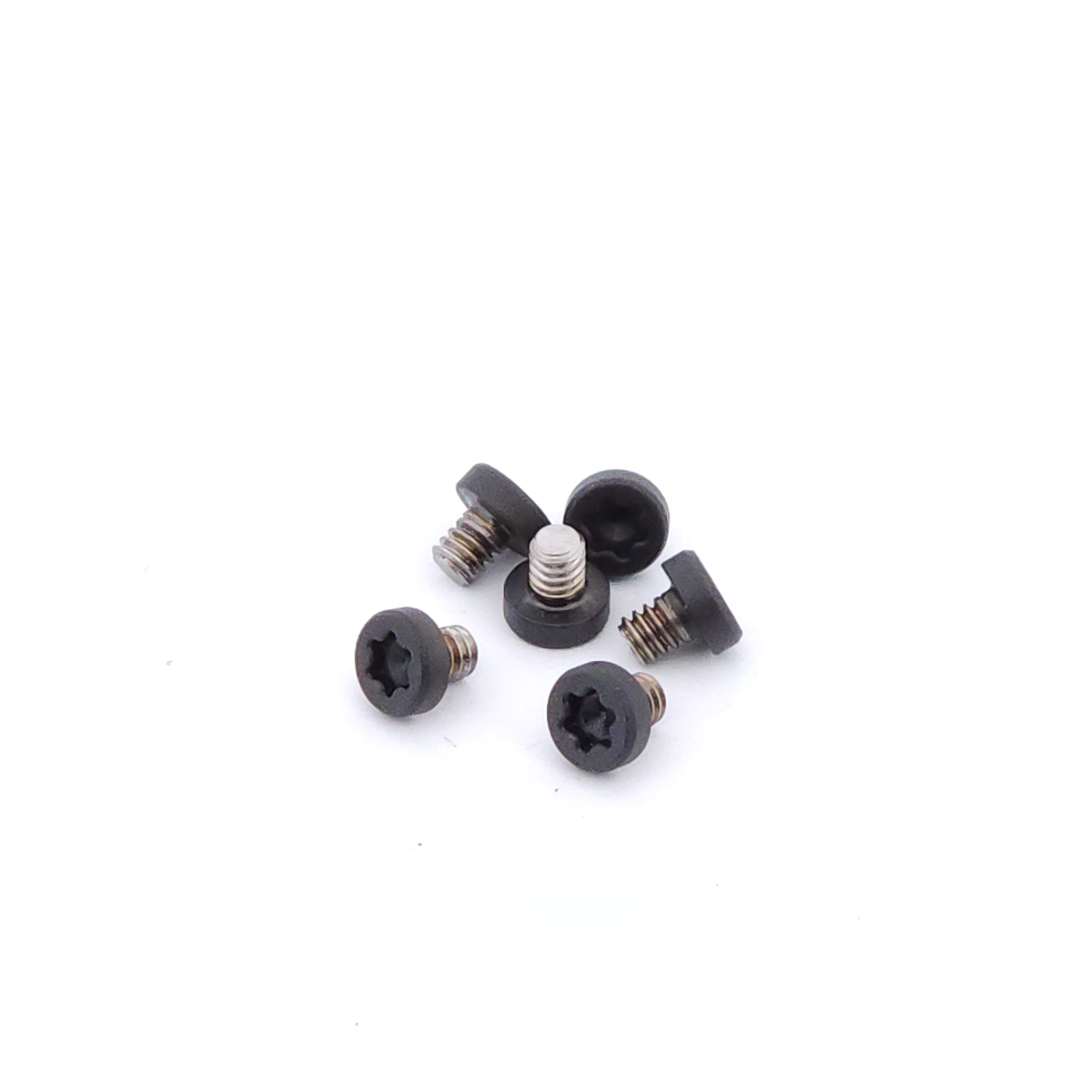 Titanium 2-56 Size Screws (Set of SIX for Slider Plates) "Dark Matter"