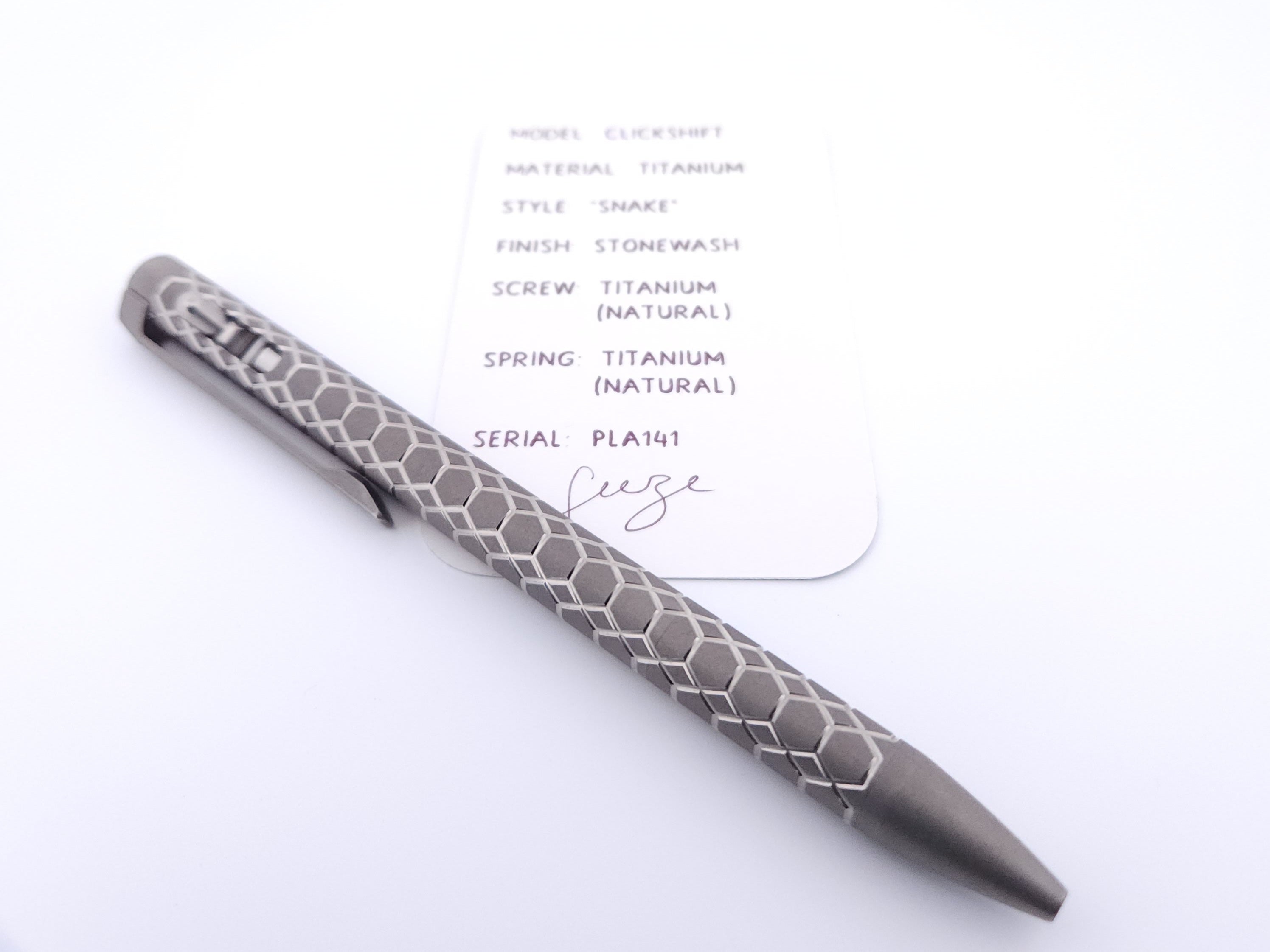 PenLab™ Custom Pen: PLA141