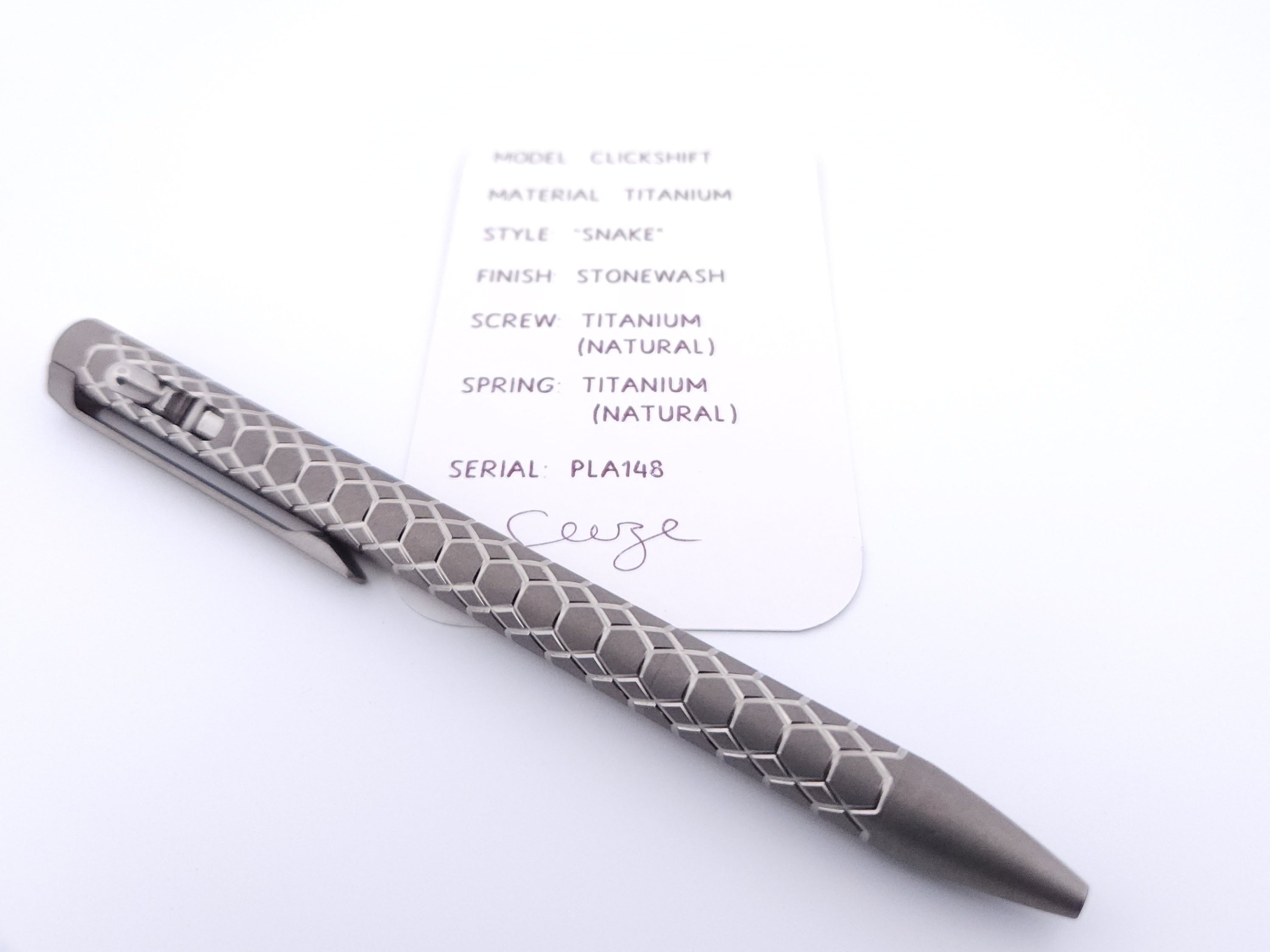 PenLab™ Custom Pen: PLA148