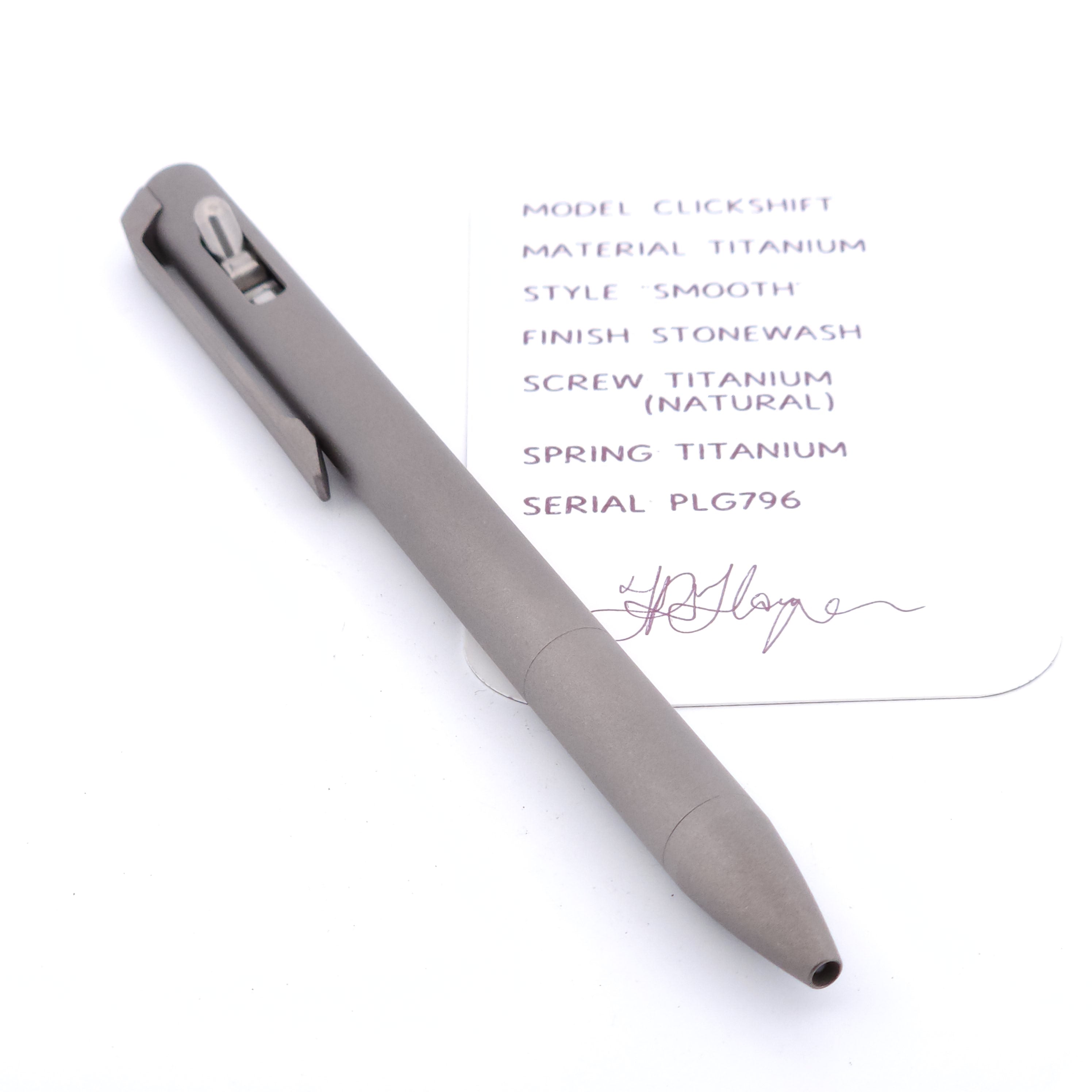 PenLab™ Custom Pen: PLG796 - "Smooth" (Stonewash)