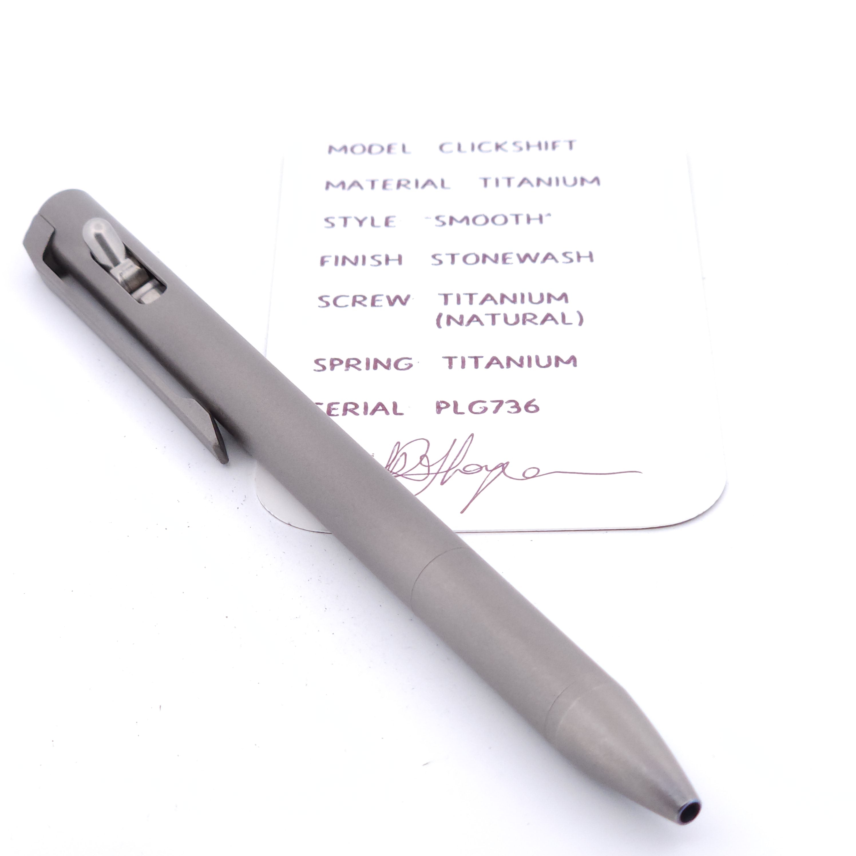 PenLab™ Custom Pen: PLG736 - "Smooth" (Stonewash)