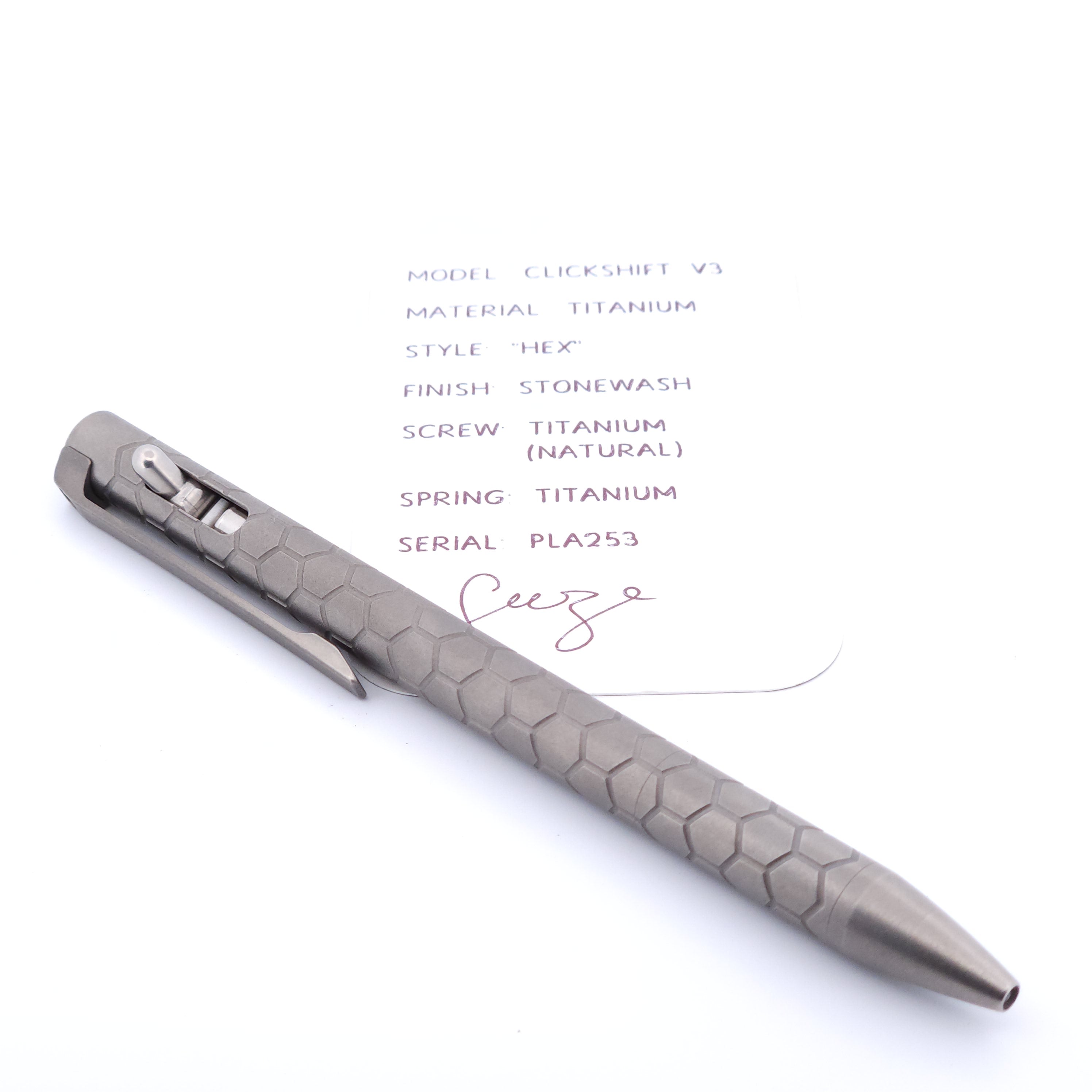 PenLab™ Custom Pen: PLA253