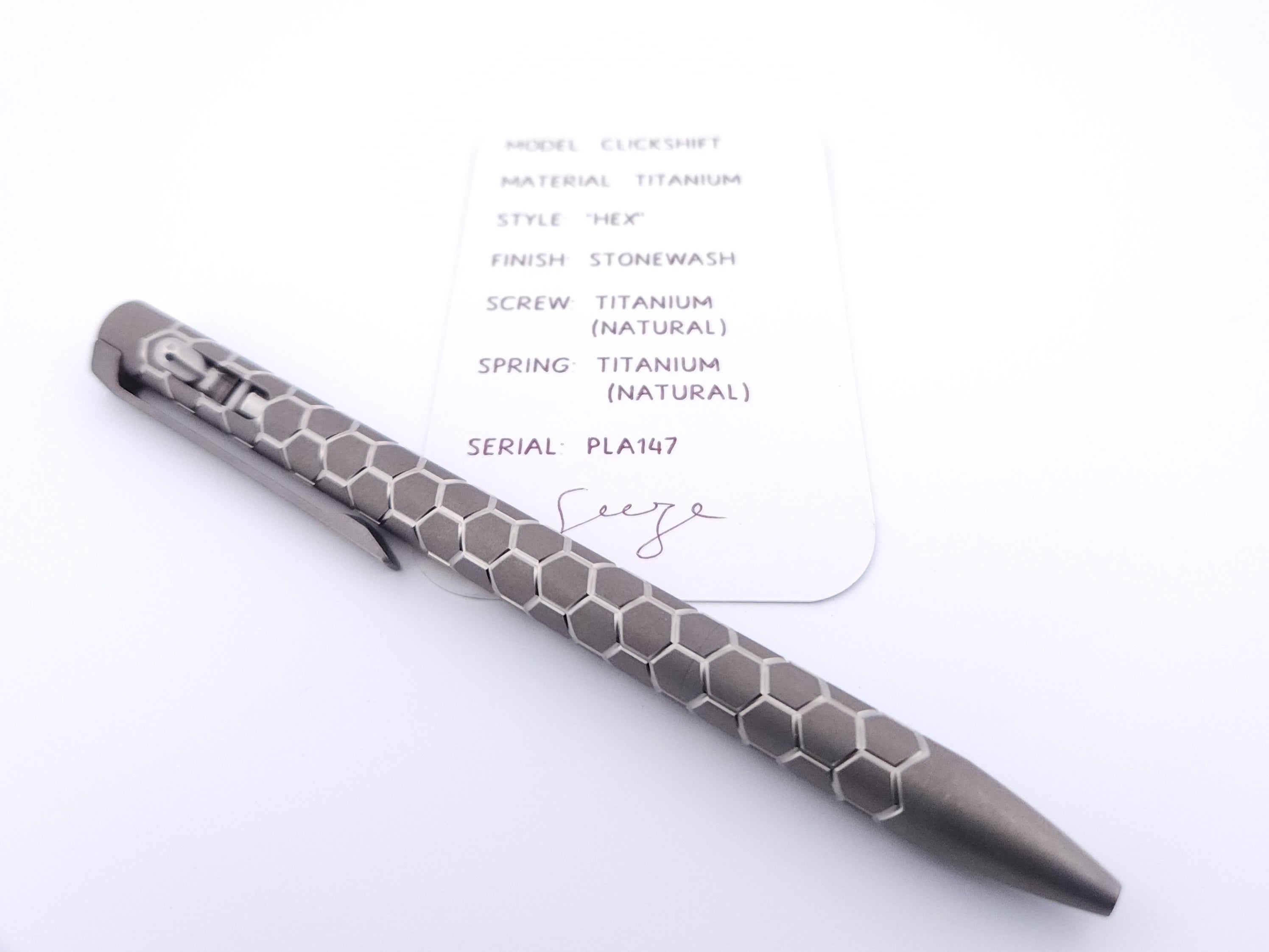 PenLab™ Custom Pen: PLA147