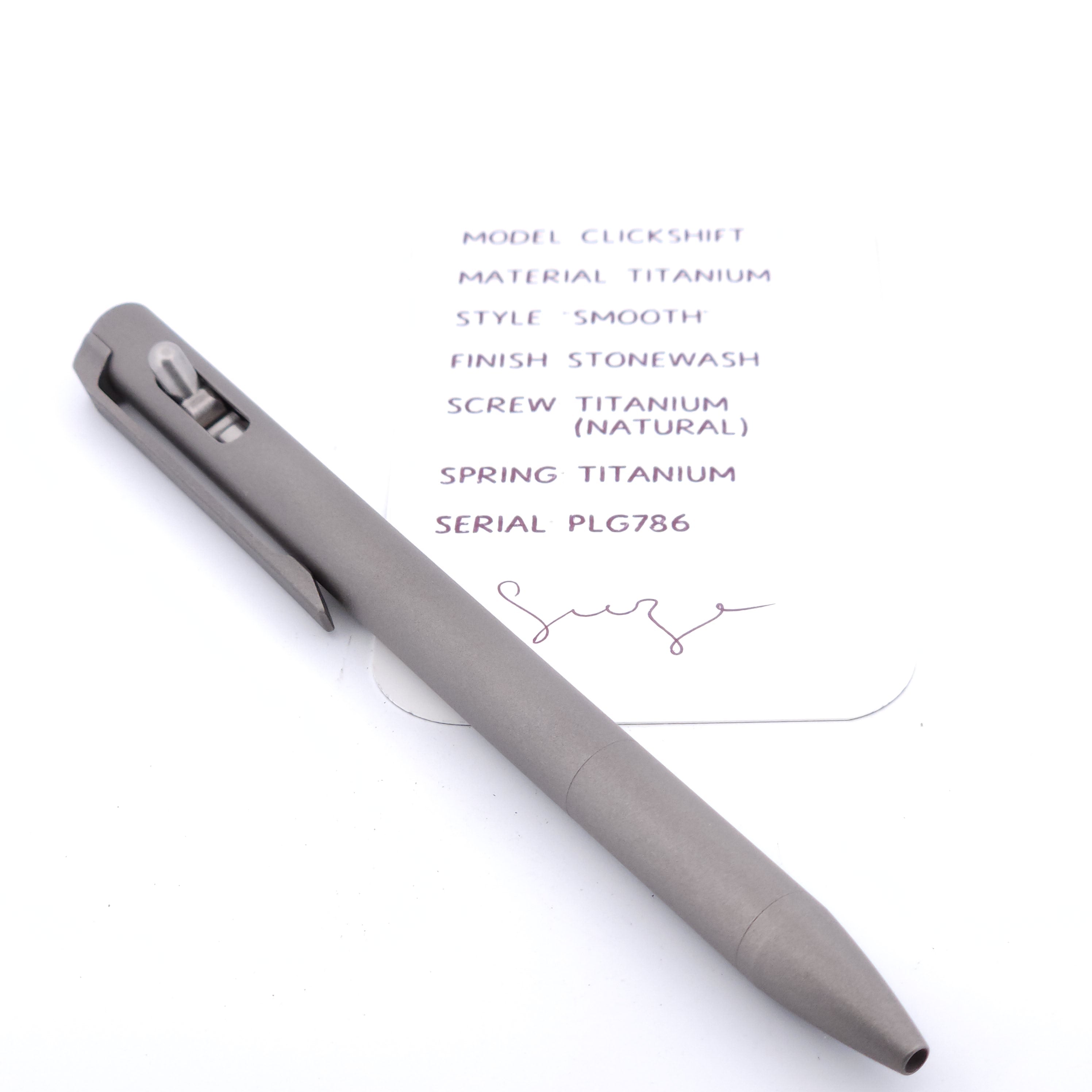 PenLab™ Custom Pen: PLG786 - "Smooth" (Stonewash)