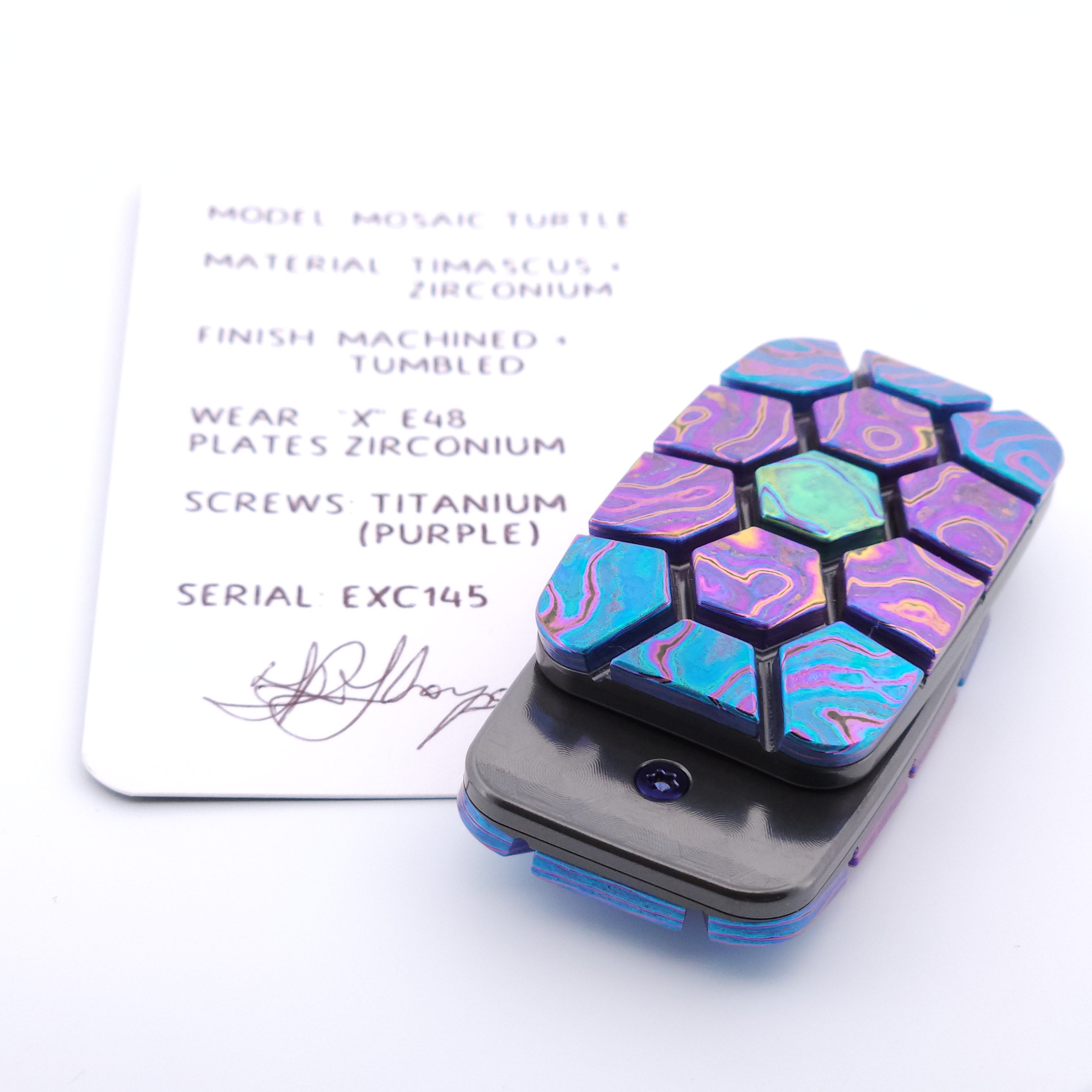 Exotic Custom Slider: EXC145 - Mosaic Turtle