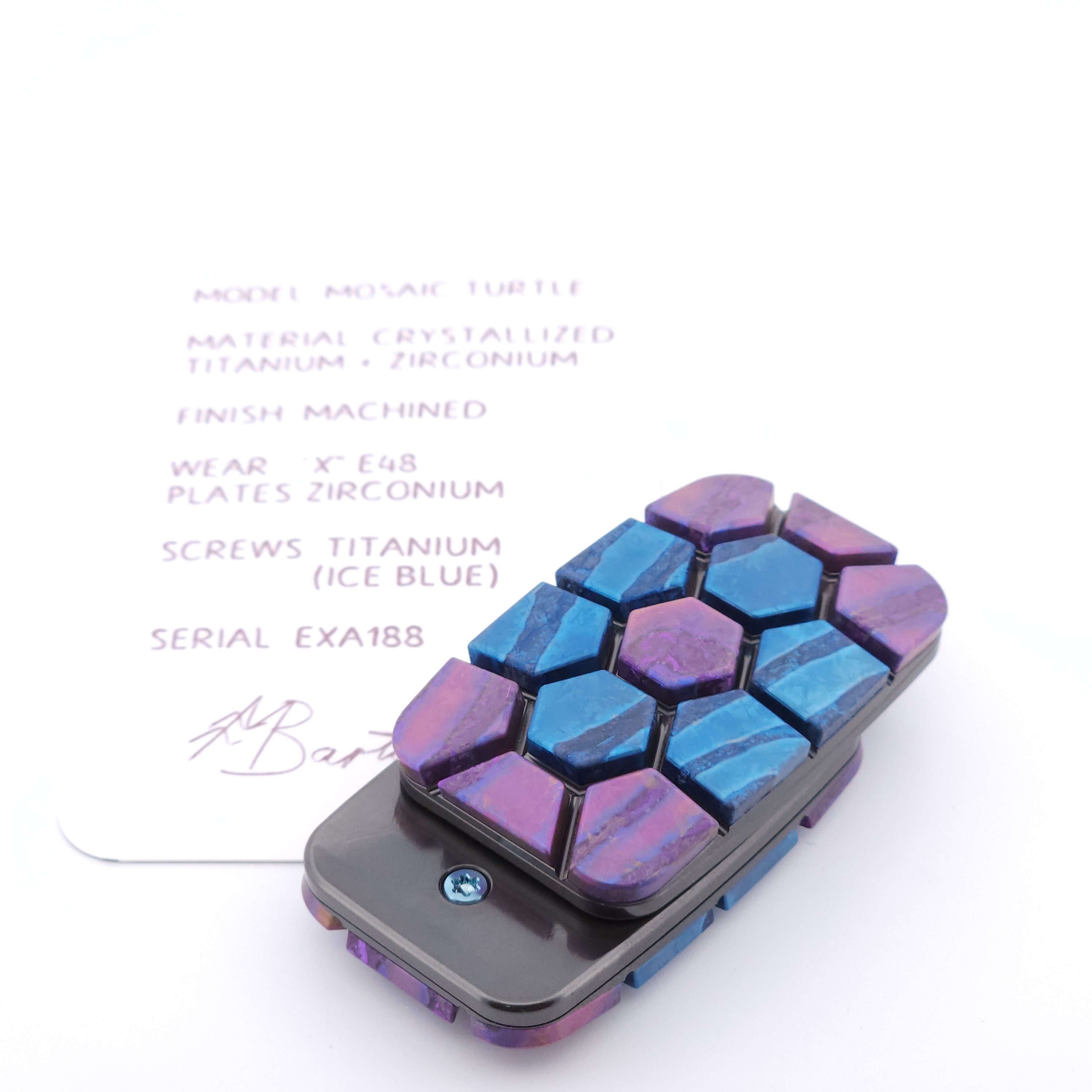 Exotic Custom Slider: EXA188 - Mosaic Turtle