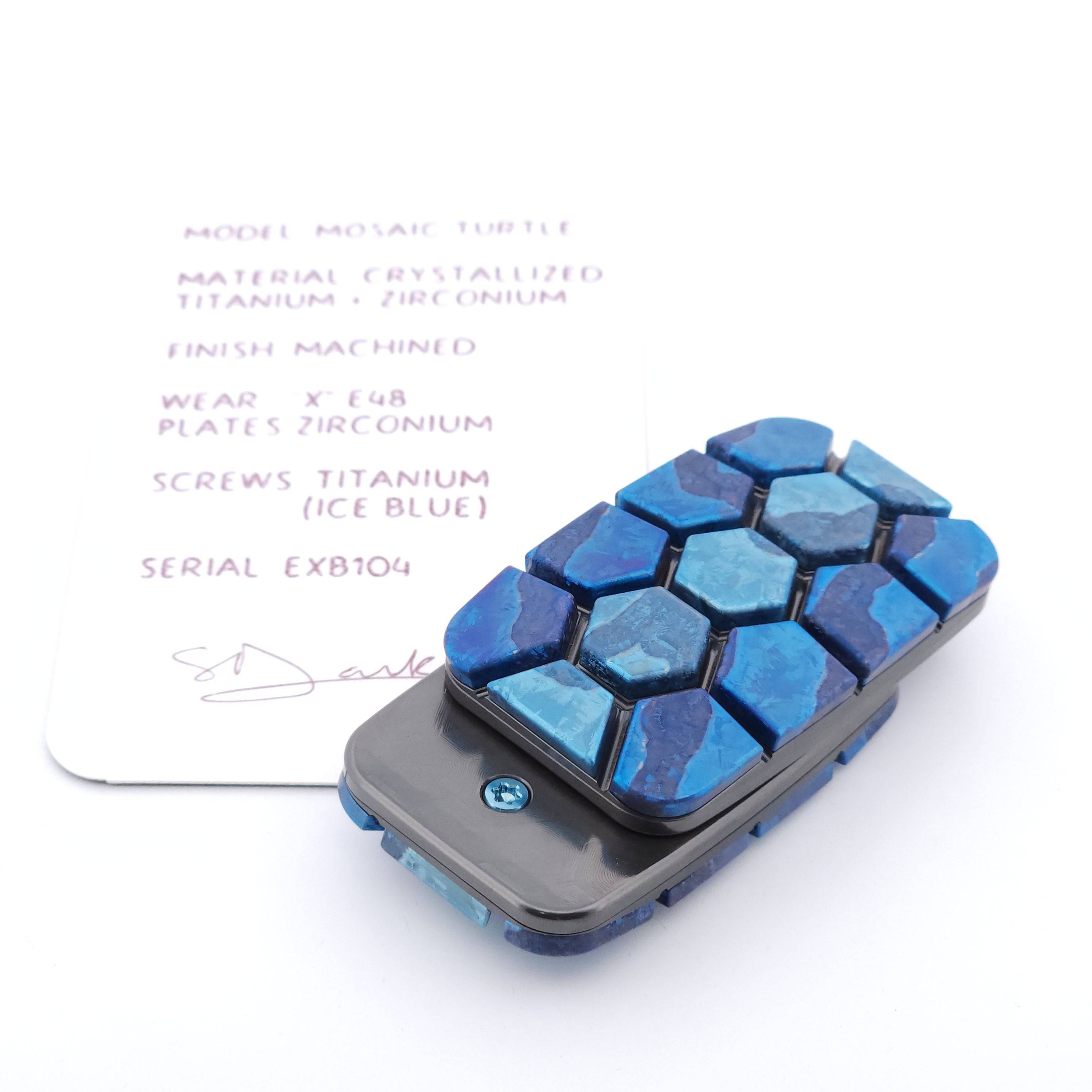 Exotic Custom Slider: EXB104 - Mosaic Turtle