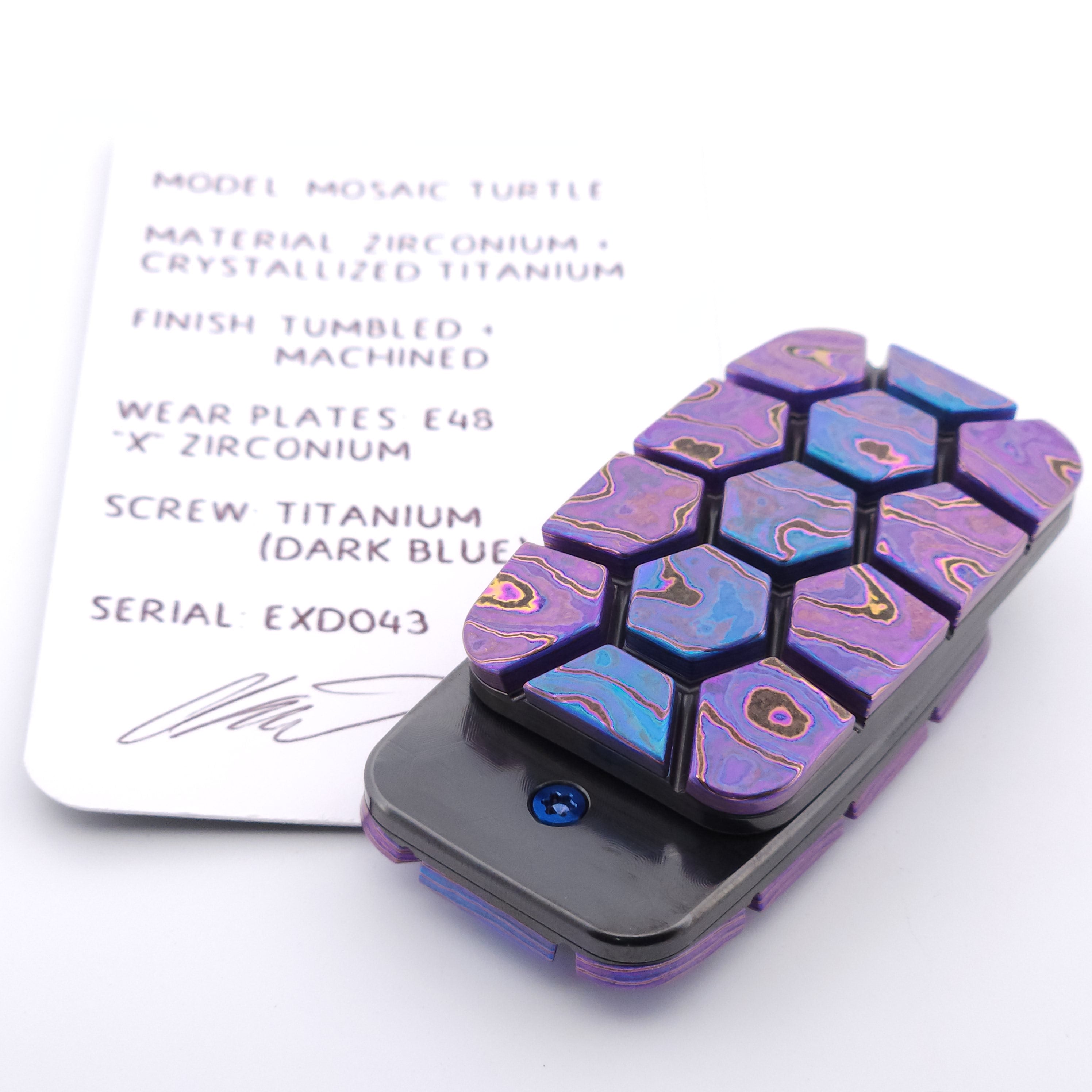 Exotic Custom Slider: EXD043 - Mosaic Turtle